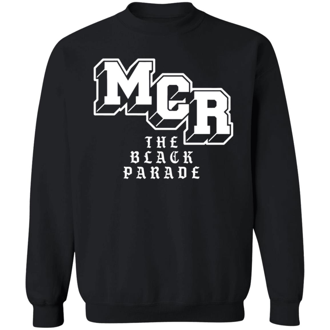 My Chemical Romance Merch Block Parade Text Shirt Mcr The Black Parade Shirt - Teechipus