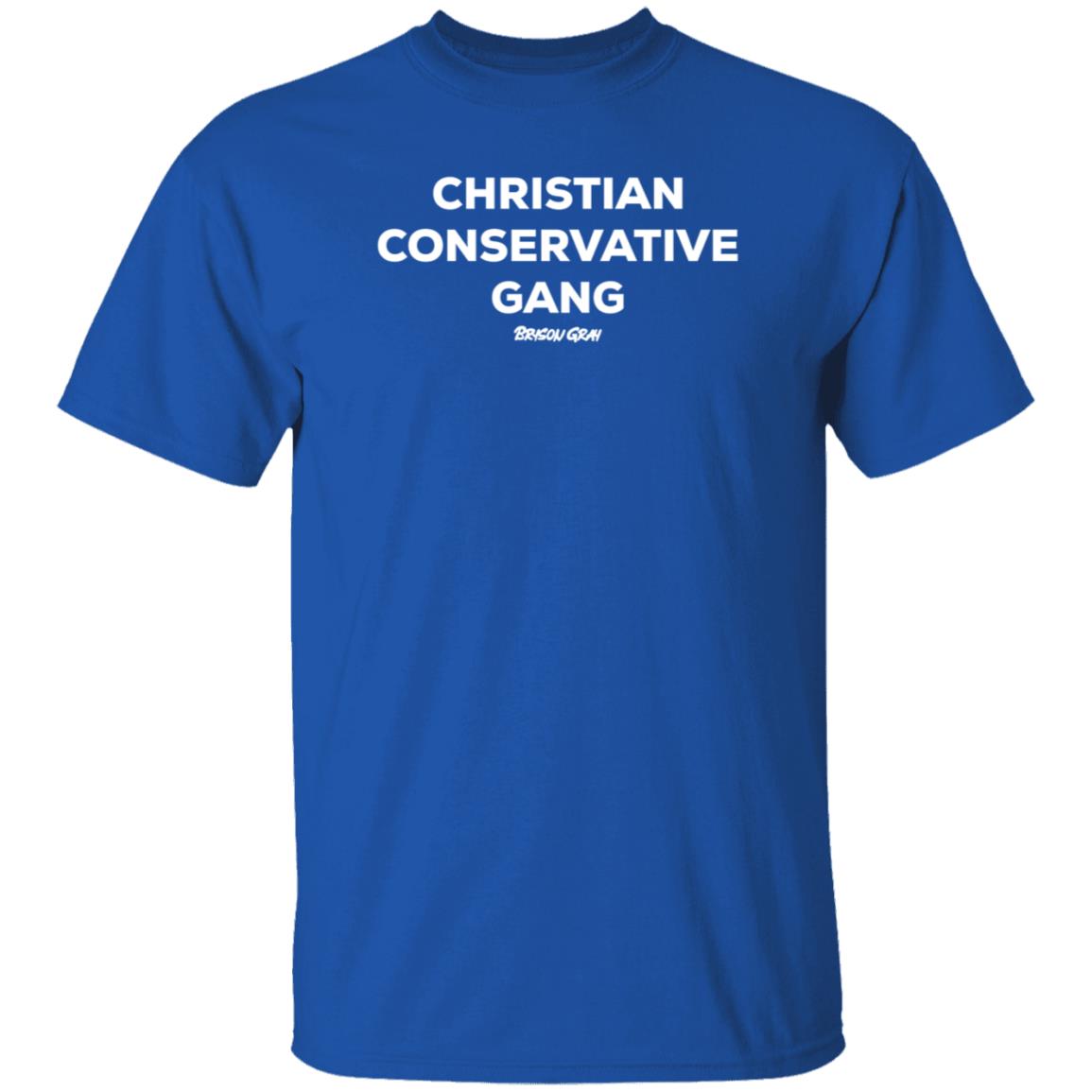 Ccg Bryson Christian Conservative Gang Shirt Bryson Gray Official Store - Teechipus