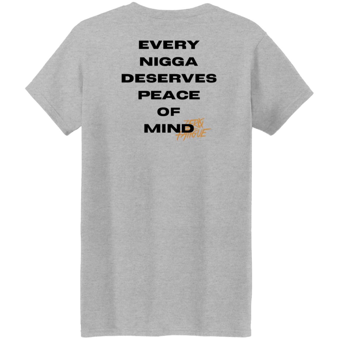 Smi Zero Fatigue Merch Peace Of Mind Shirt - Teechipus