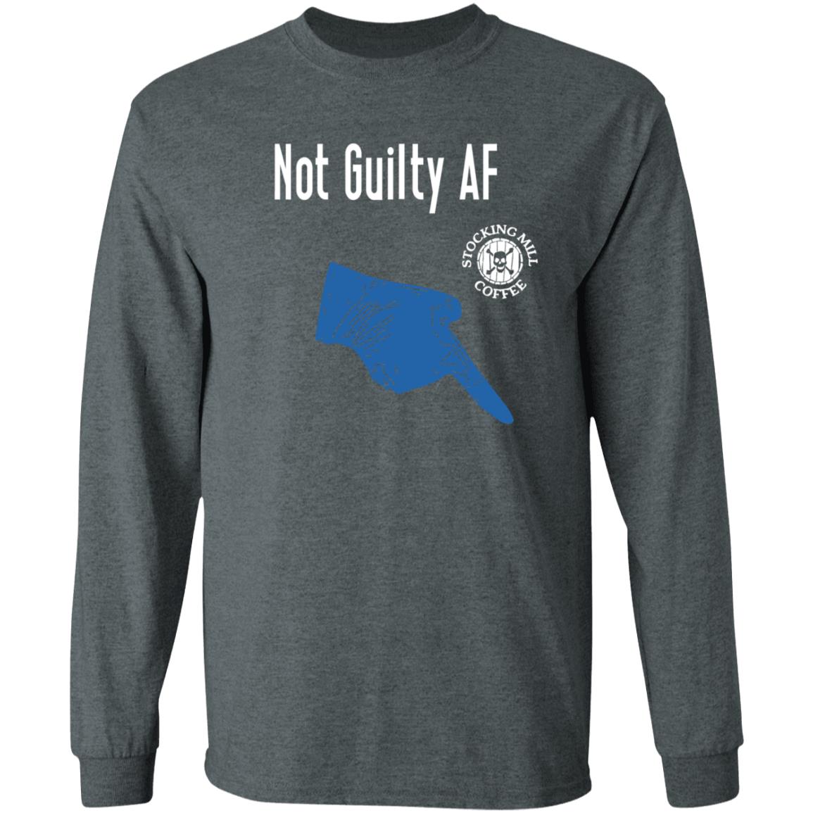 Not Guilty Af Shirt Stocking Mill Coffee Merch - Teechipus