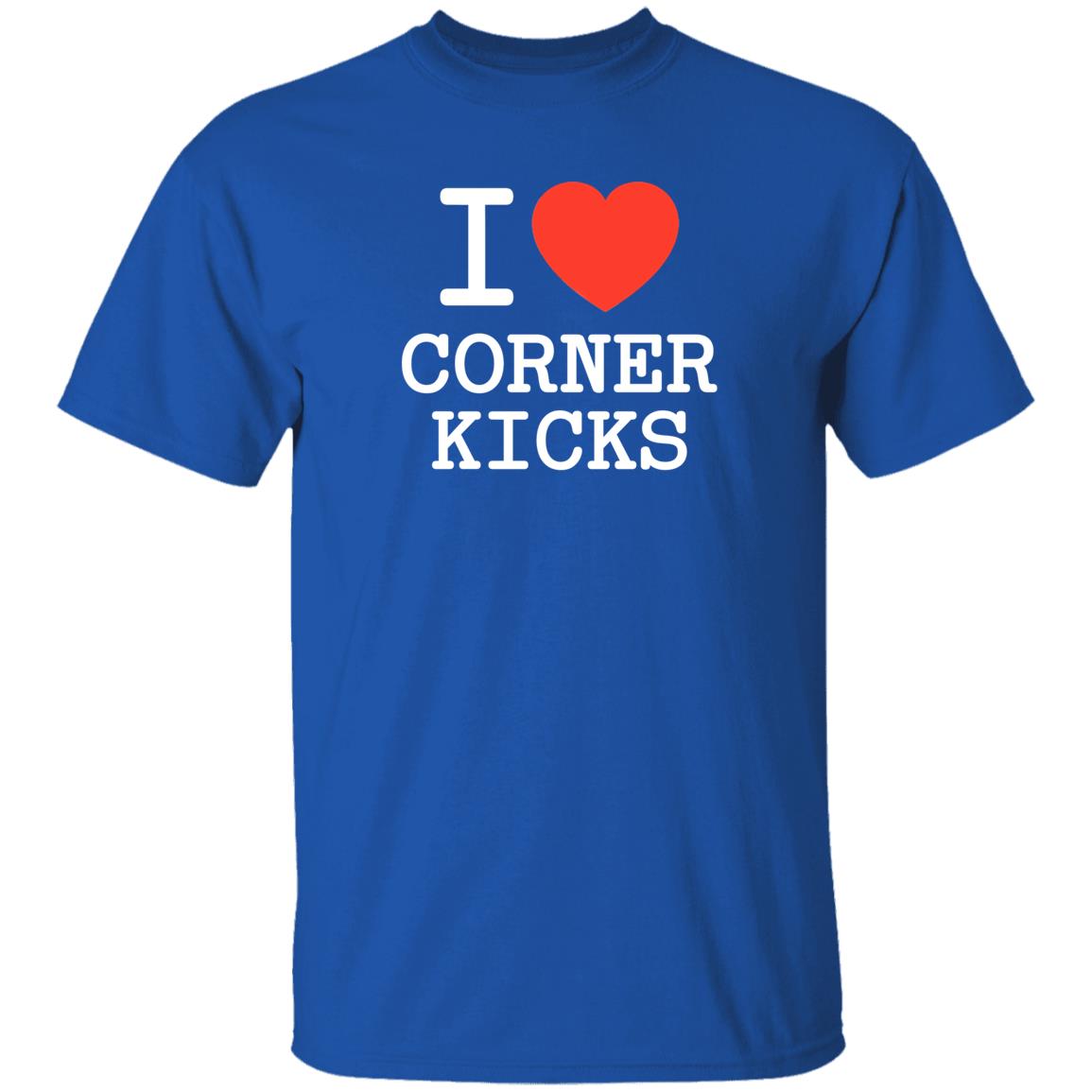 I Love Corner Kicks Shirt Barstool Sports Store - Teechipus