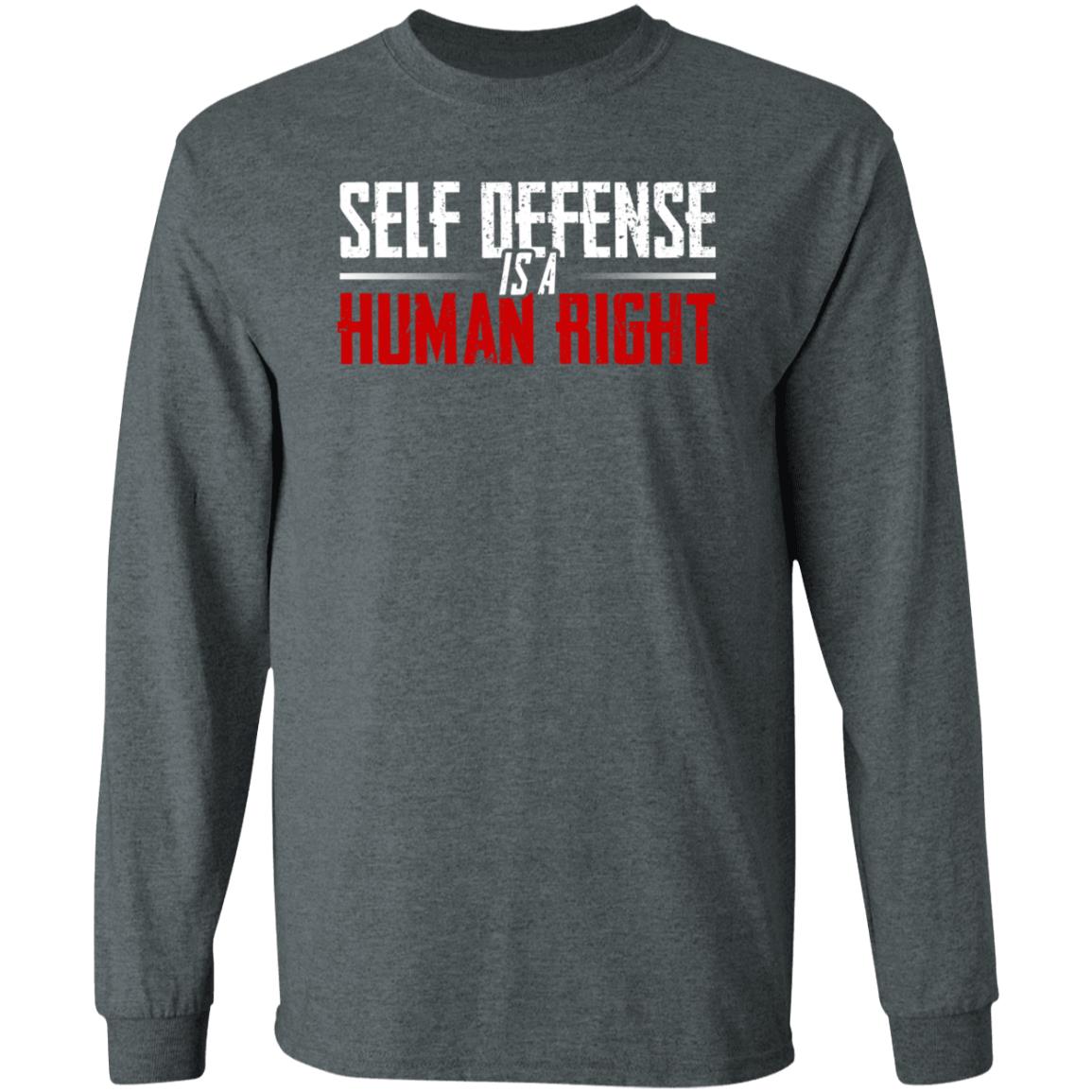 Self Defense Is A Human Right Shirt Hodget Wins Merch Self Defense Shirt - Teechipus