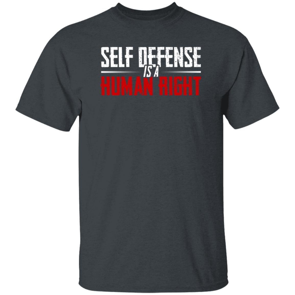 Self Defense Is A Human Right Shirt Hodget Wins Merch Self Defense Shirt - Teechipus