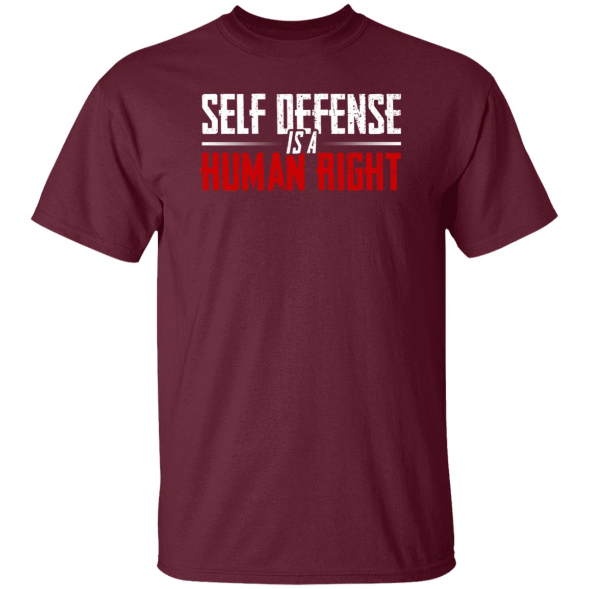 Self Defense Is A Human Right Shirt Hodget Wins Merch Self Defense Shirt - Teechipus