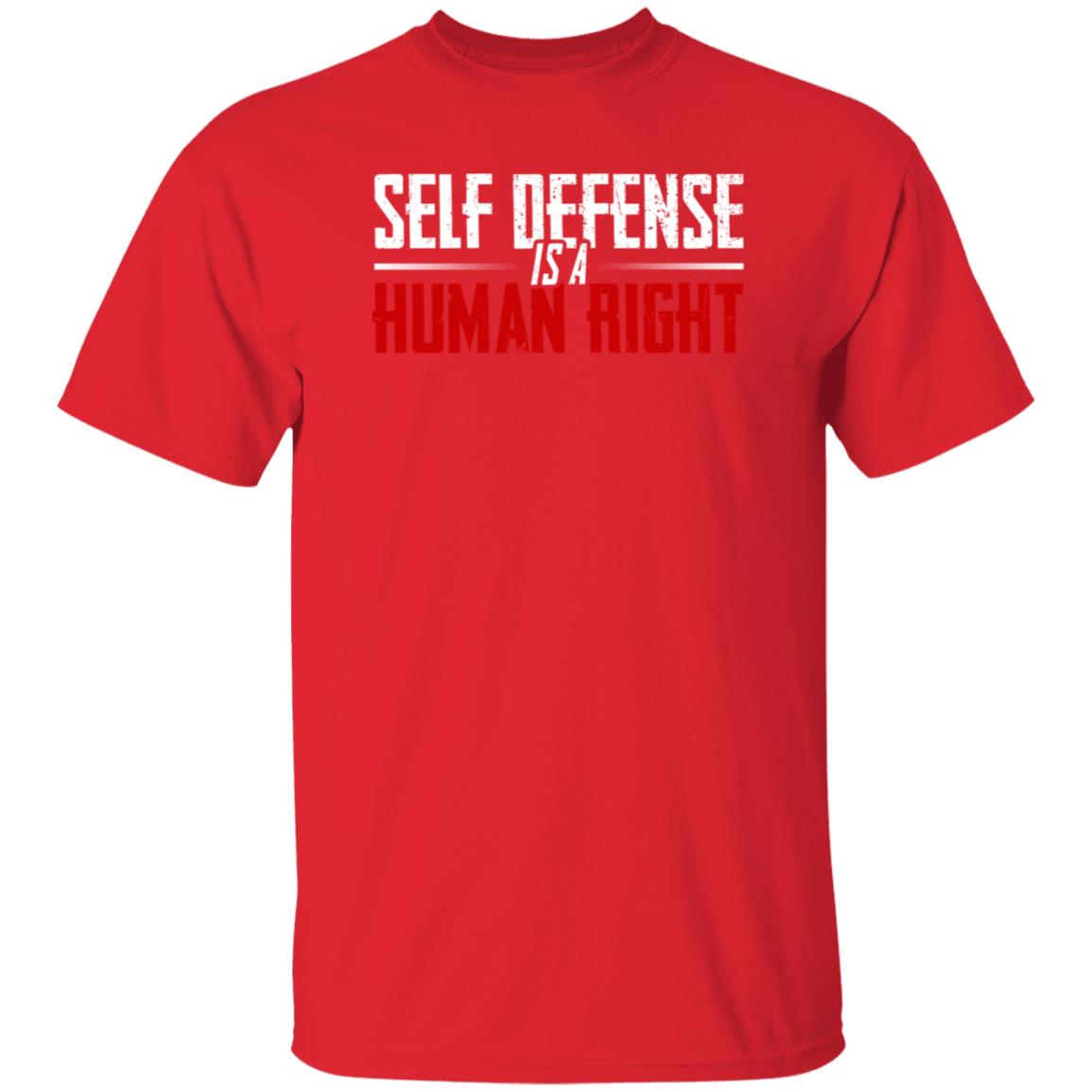 Self Defense Is A Human Right Shirt Hodget Wins Merch Self Defense Shirt - Teechipus