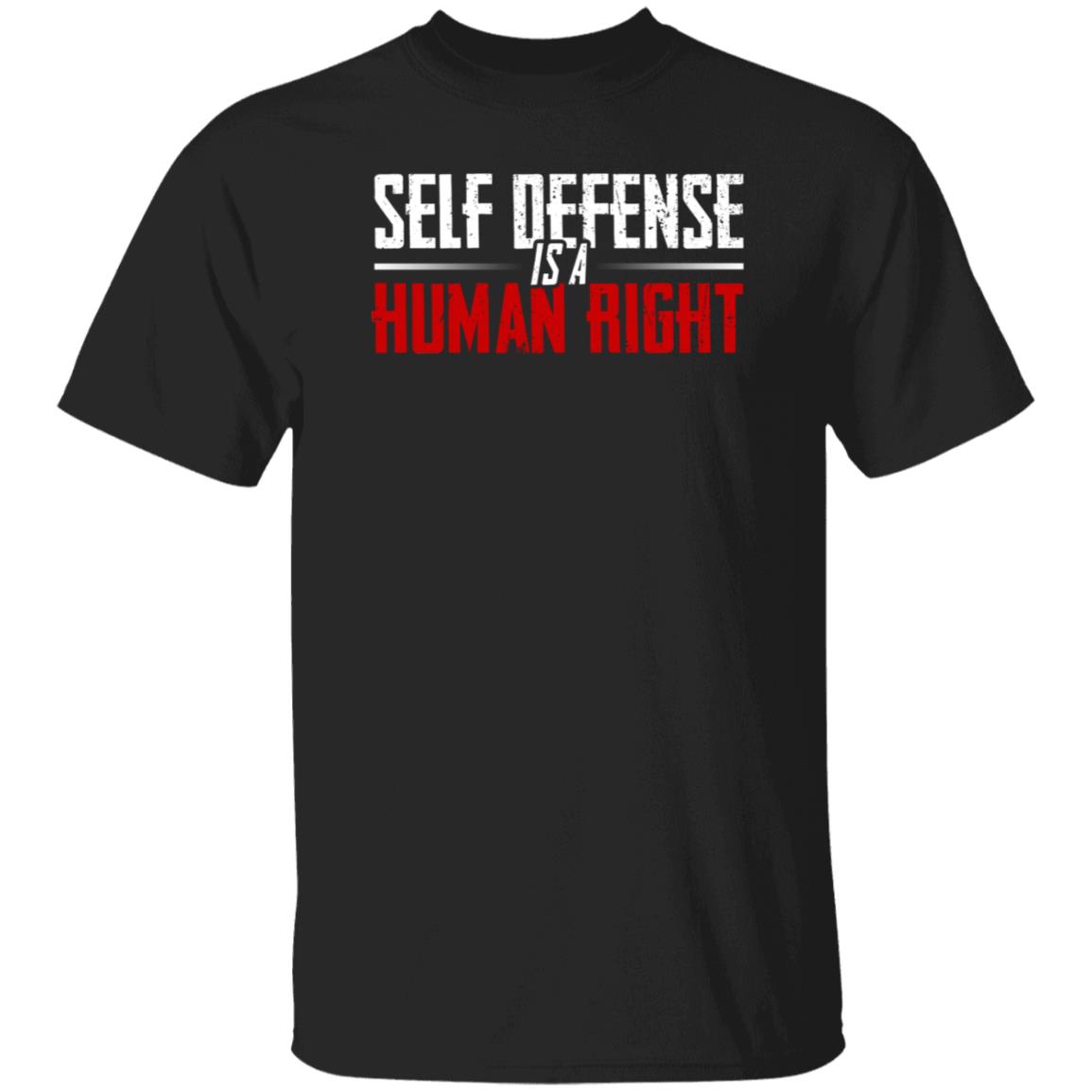 Self Defense Is A Human Right Shirt Hodget Wins Merch Self Defense Shirt - Teechipus