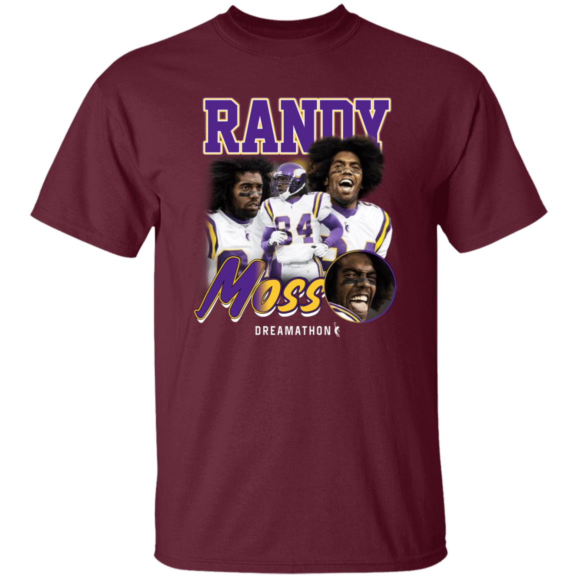 Justin Jefferson Wearing Randy Moss Dreamathon Shirt Dreamathon Merch - Teechipus
