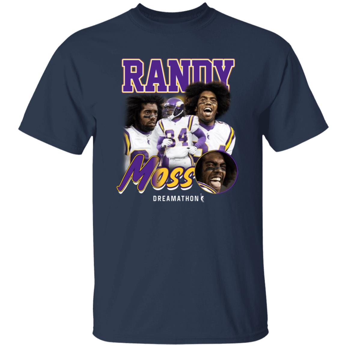 Justin Jefferson Wearing Randy Moss Dreamathon Shirt Dreamathon Merch - Teechipus