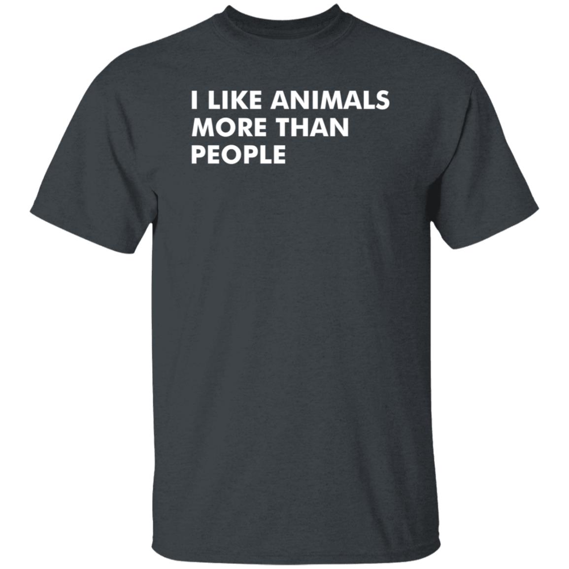 I Like Animals More Than People Shirt The Vegan Vibe Store I Like Animals Shirt - Teechipus