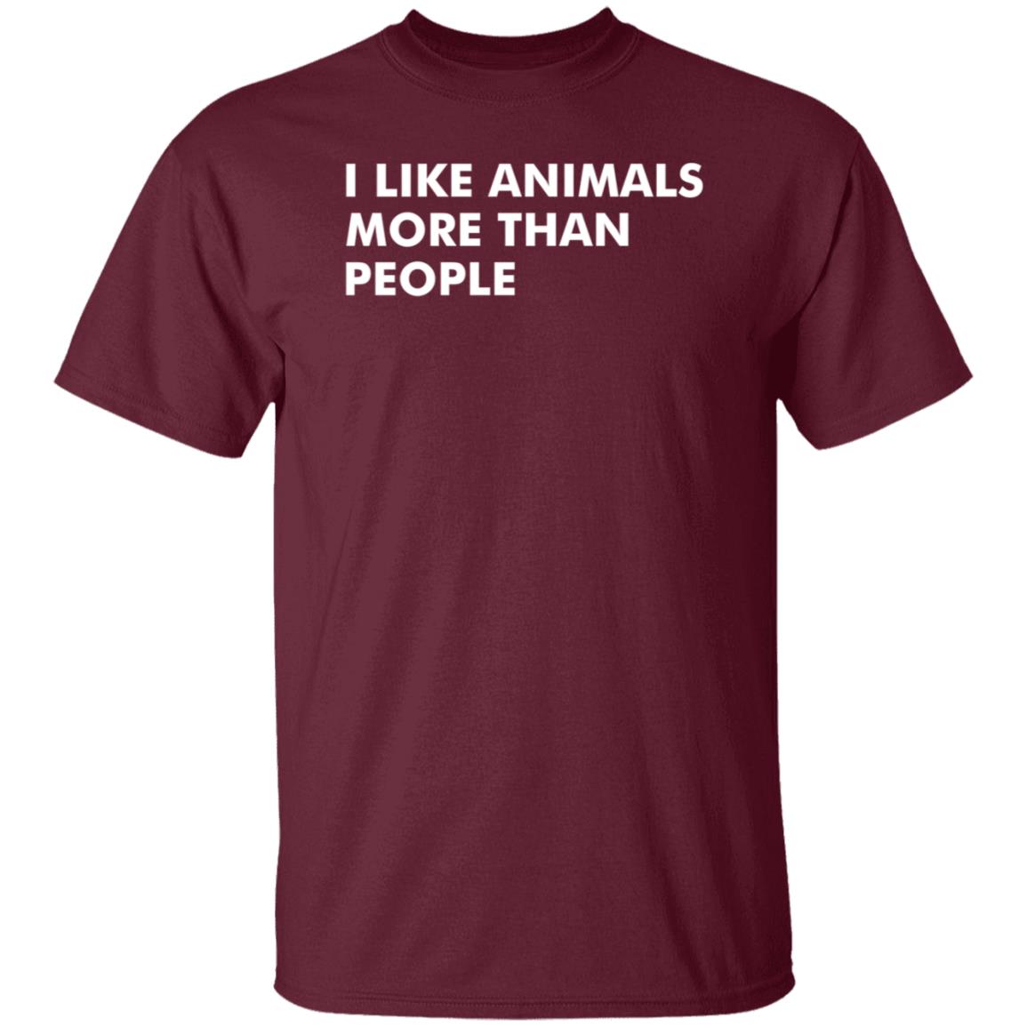 I Like Animals More Than People Shirt The Vegan Vibe Store I Like Animals Shirt - Teechipus