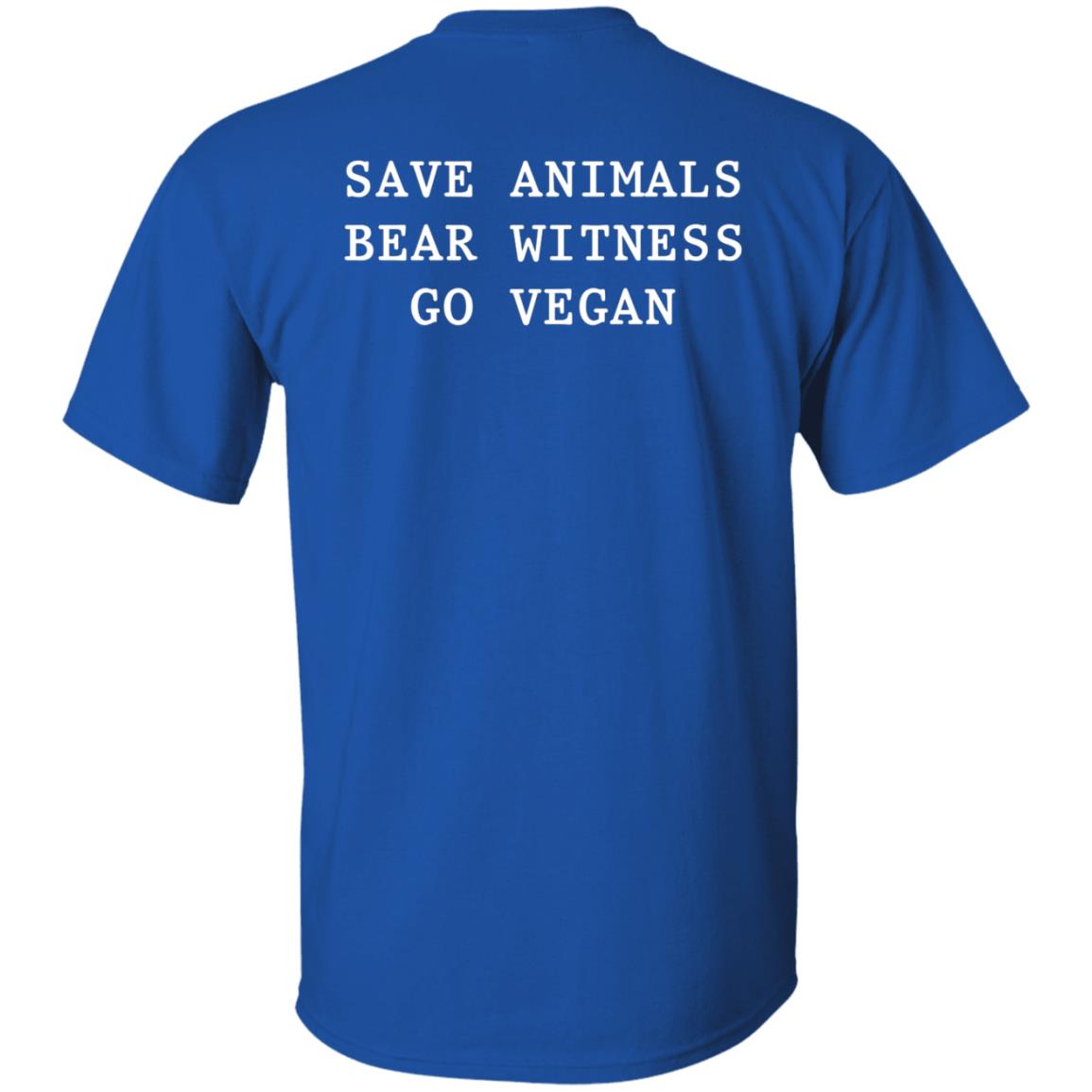 Joaquin Phoenix Save Animals Bear Witness Go Vegan Hoodie La Animal Save Merch - Teechipus