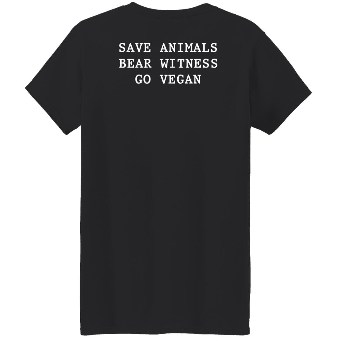 Joaquin Phoenix Save Animals Bear Witness Go Vegan Hoodie La Animal Save Merch - Teechipus