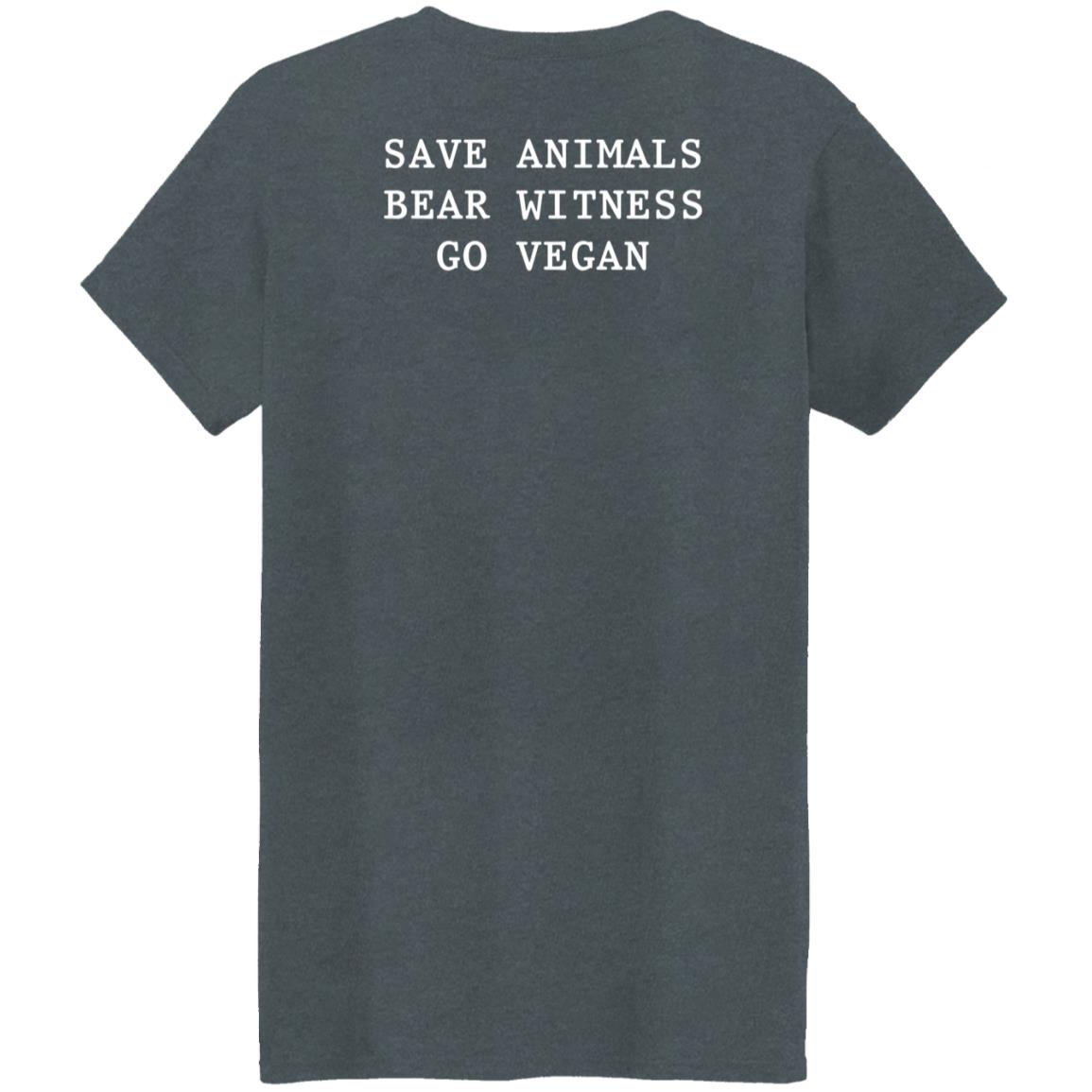 Joaquin Phoenix Save Animals Bear Witness Go Vegan Hoodie La Animal Save Merch - Teechipus