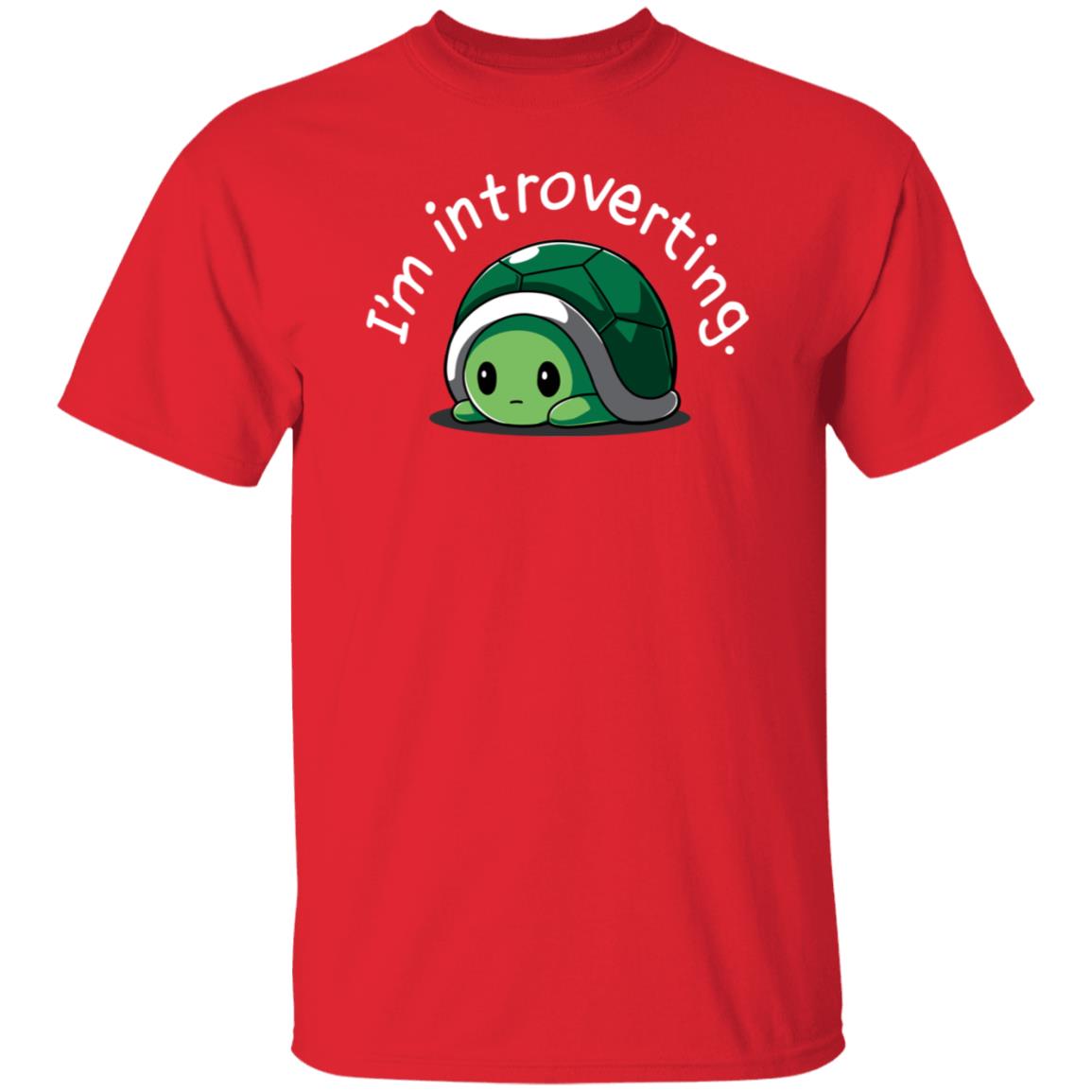 Tee Turtle Merch I'm Introverting Shirt - Teechipus