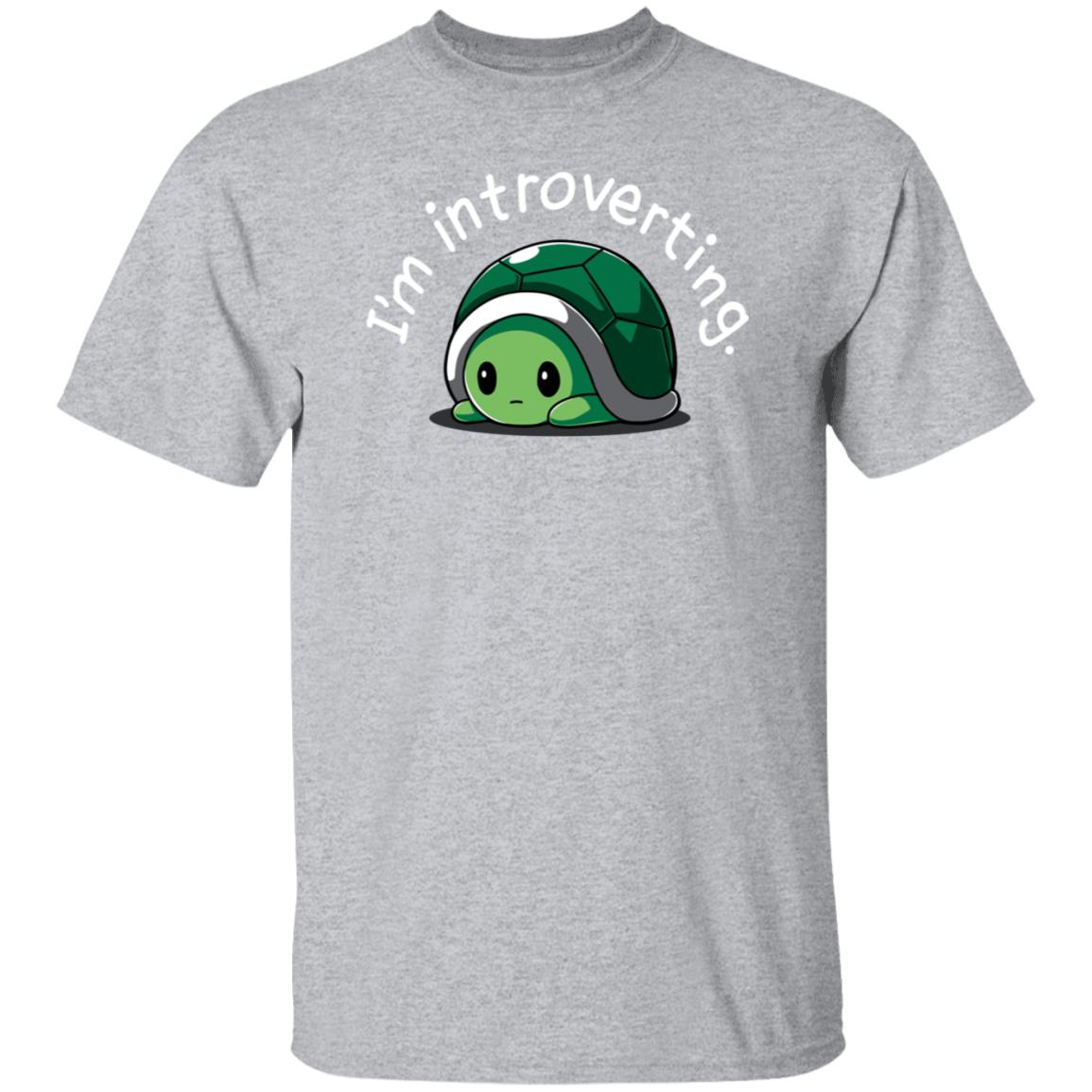 Tee Turtle Merch I'm Introverting Shirt - Teechipus