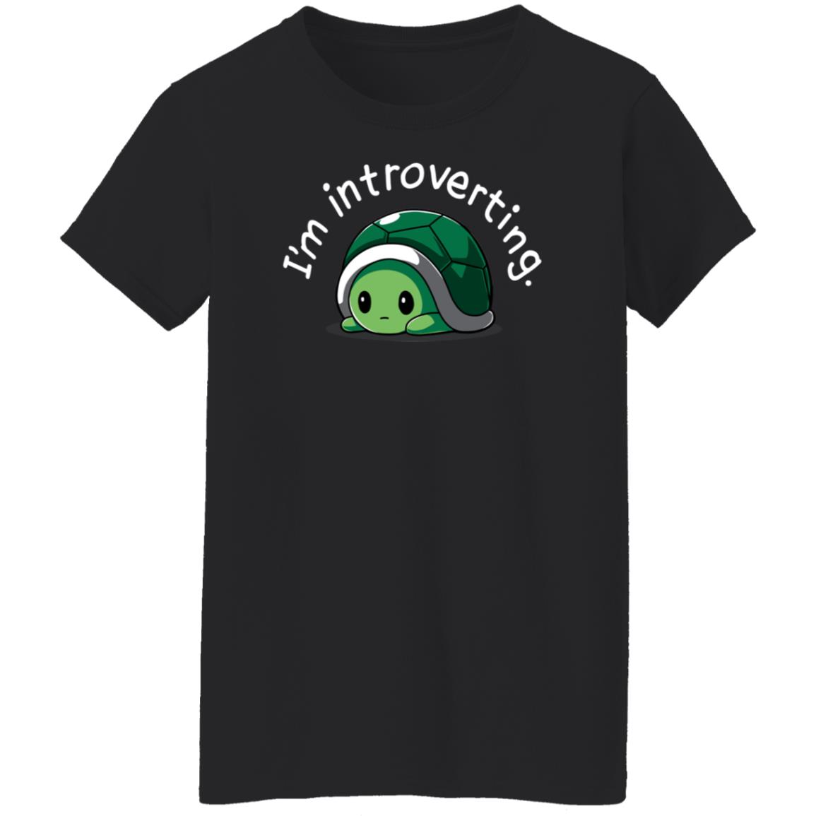 Tee Turtle Merch I'm Introverting Shirt - Teechipus