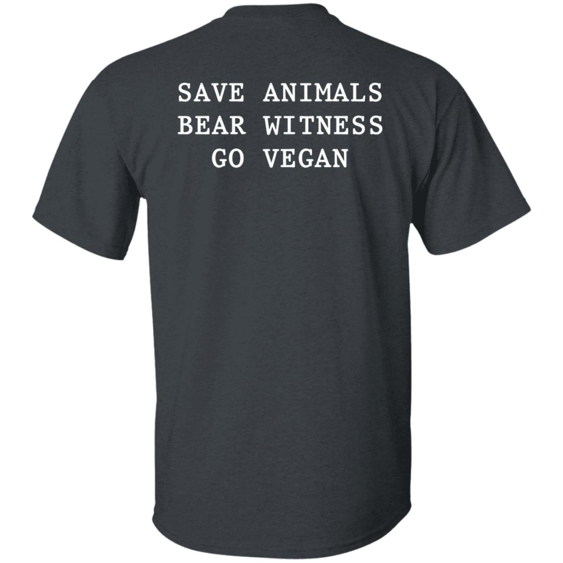 Joaquin Phoenix Save Animals Bear Witness Go Vegan Hoodie La Animal Save Merch - Teechipus