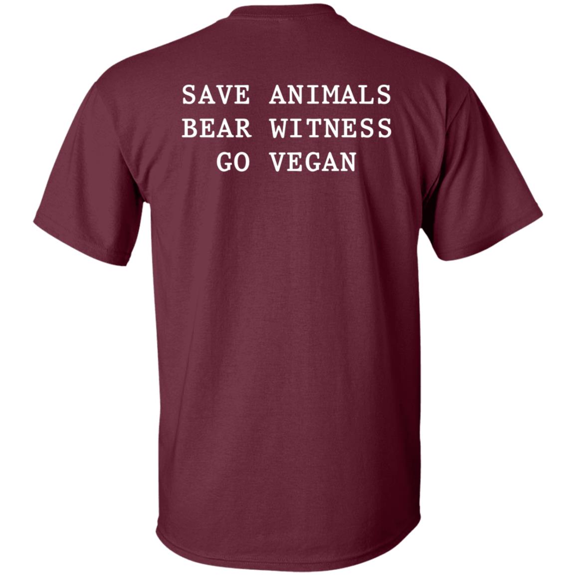 Joaquin Phoenix Save Animals Bear Witness Go Vegan Hoodie La Animal Save Merch - Teechipus