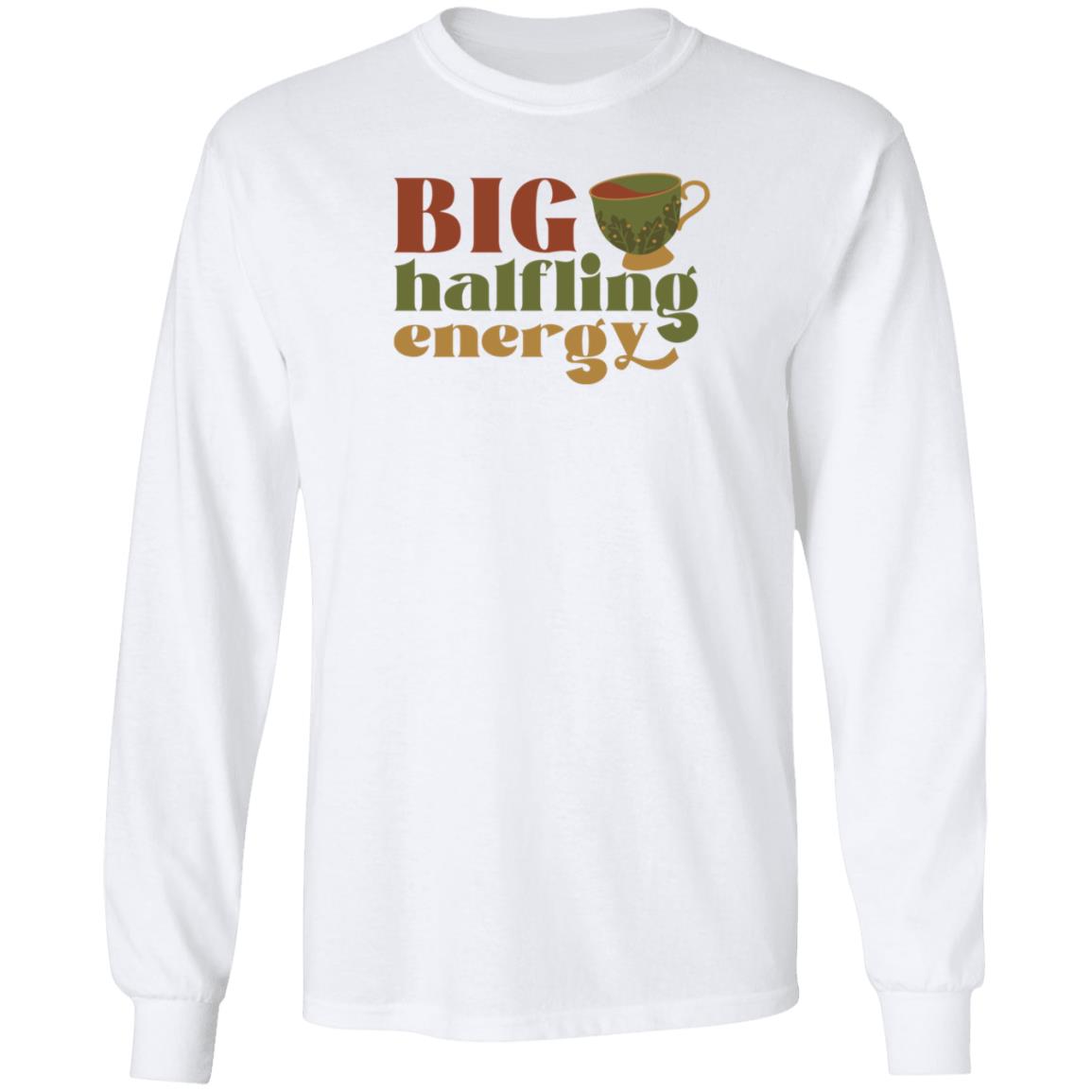 Big Halfling Energy Shirt Hoodie Sweatshirt - Teechipus