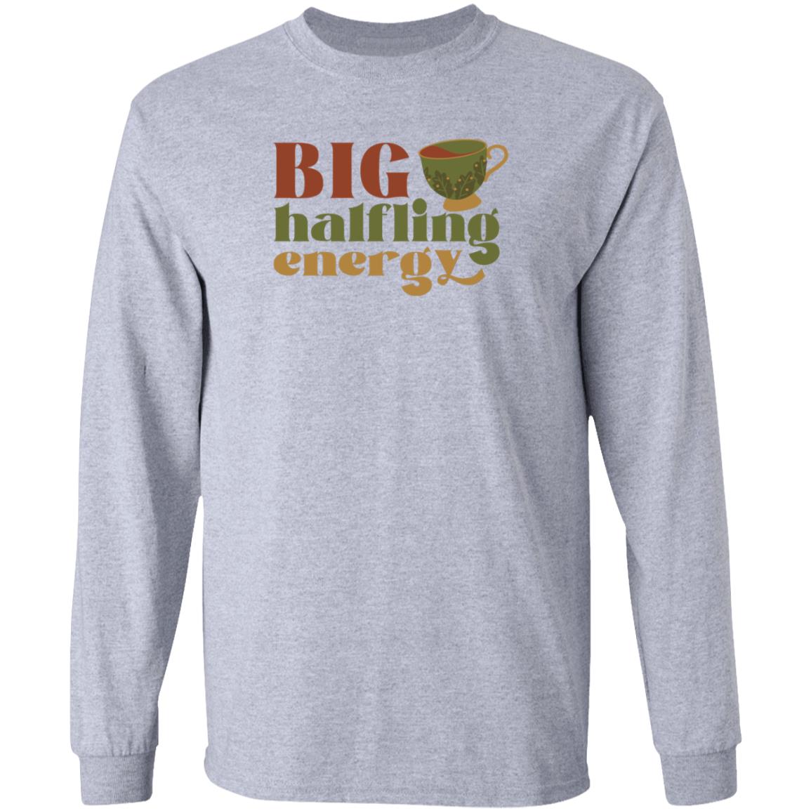 Big Halfling Energy Shirt Hoodie Sweatshirt - Teechipus