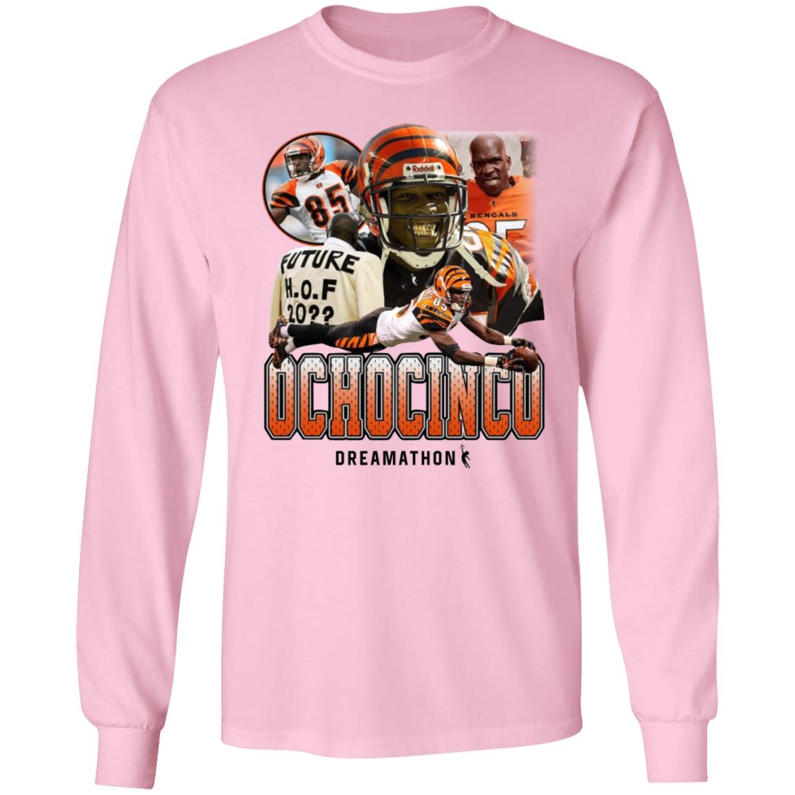 Ochocinco Shirt Cincinnati Bengals Dreamathon Merch Ochocinco 85 Dreams Shirt - Teechipus