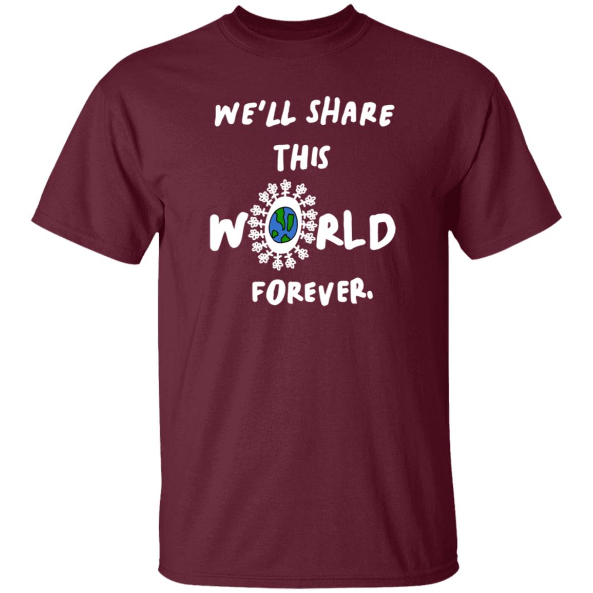 We'll Share This World Forever Long Sleeve T Shirt Lewis Updates - Teechipus