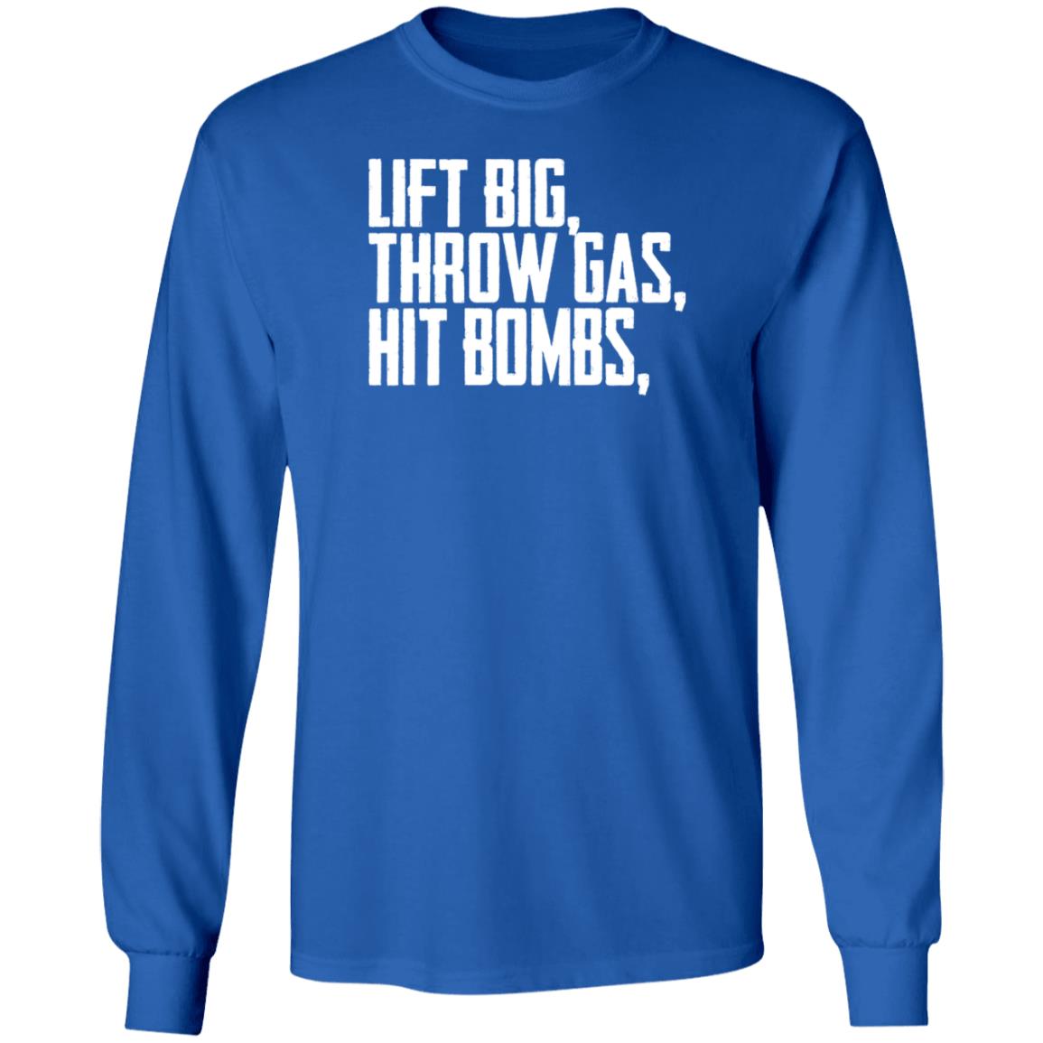 King Of Juco Merch Lift Big Throw Gashit Bombs Hoodie - Teechipus