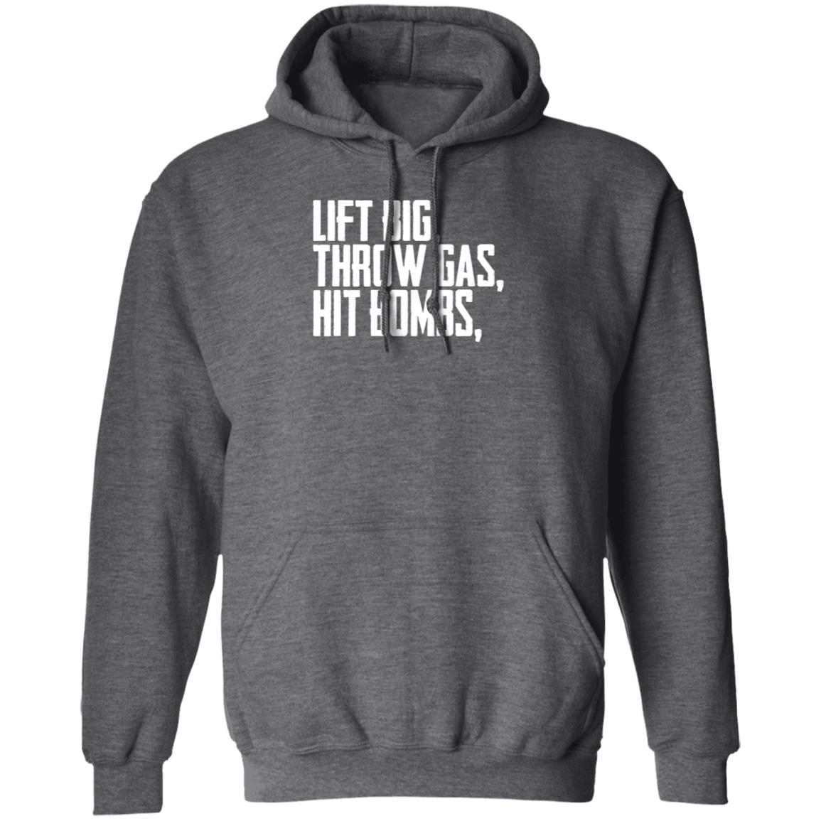King Of Juco Merch Lift Big Throw Gashit Bombs Hoodie - Teechipus