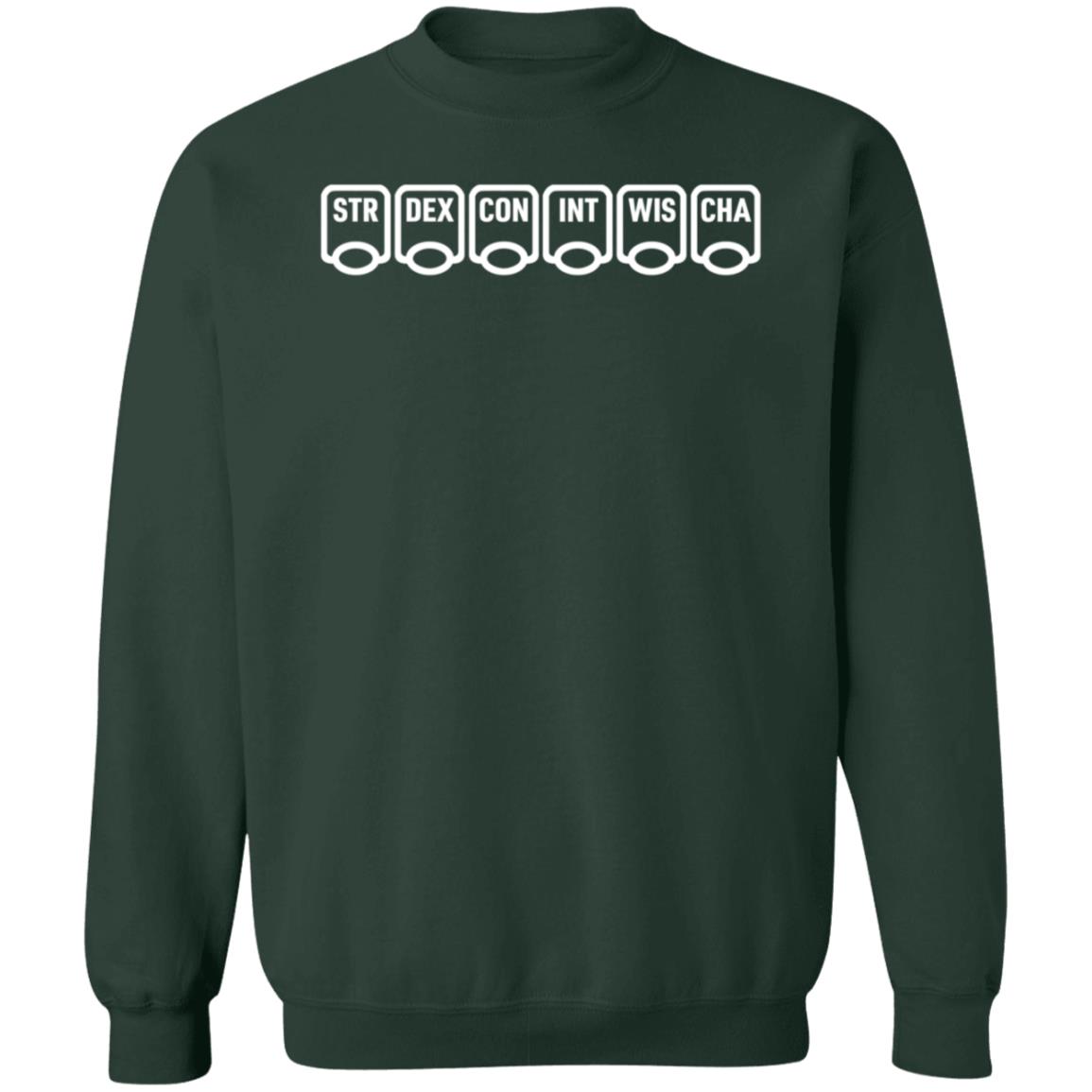 Str Dex Con Int Wis Cha Hoodie Paolaspixels Merch Ability Scores Hoodie - Teechipus