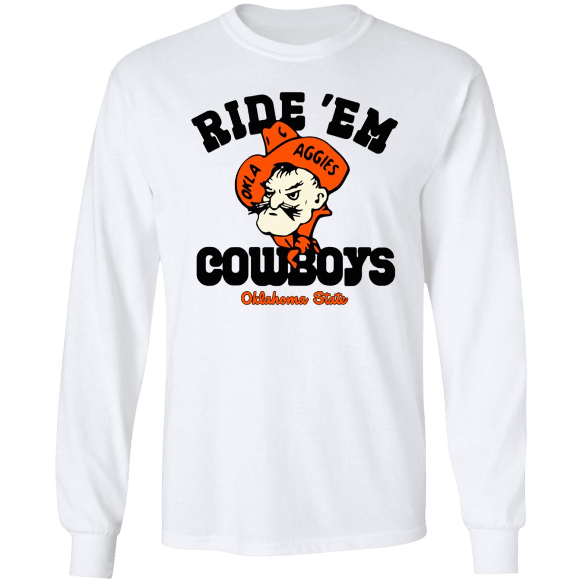 Homefield Apparel Osu Ride 'Em Cowboys Oklahoma State Shirt - Teechipus