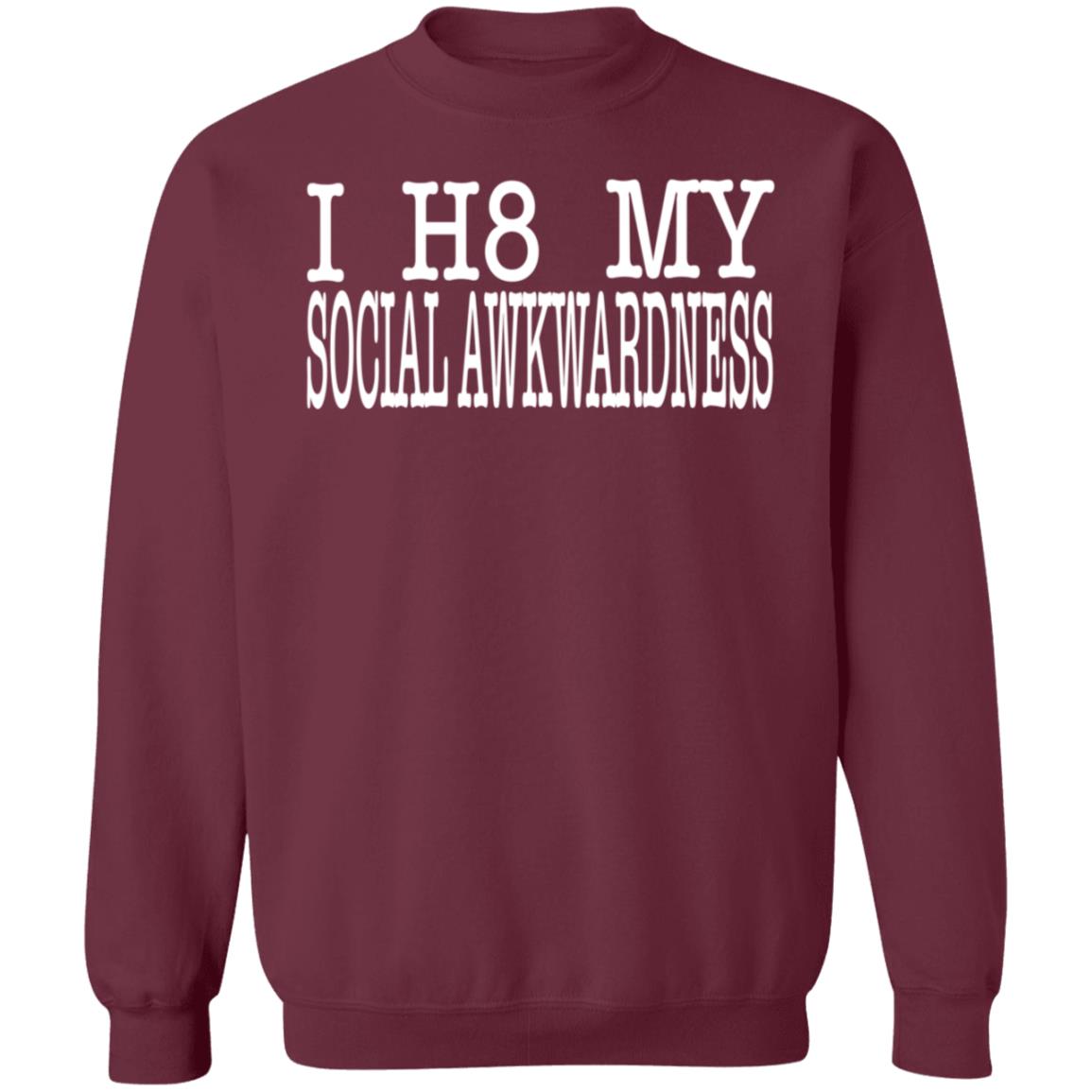 I H8 My Social Awkwardness Hoodie Imani Androsapphist - Teechipus