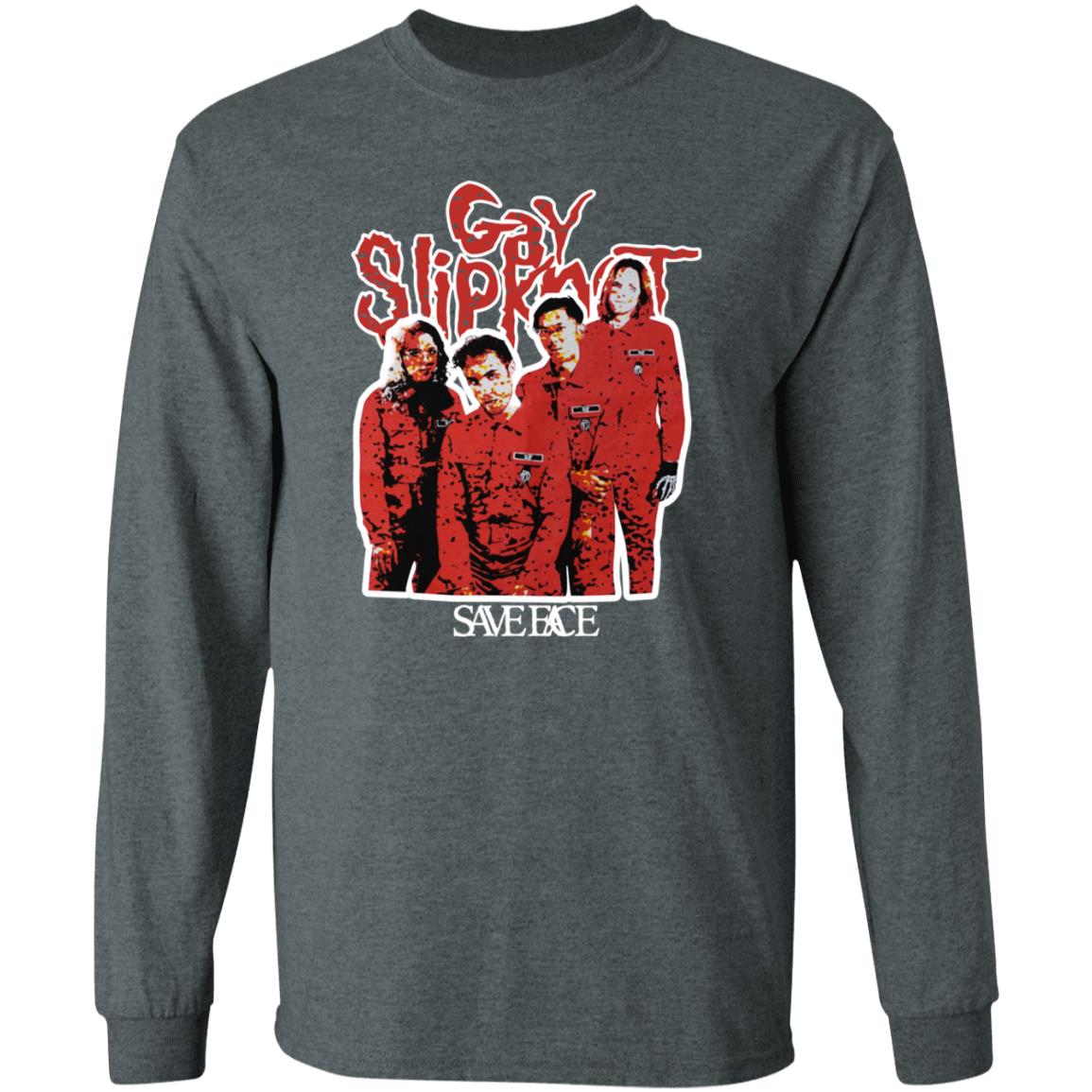 Gay Slipknot Shirt Saveface Store Gay Slipknot Shirt Hoodie Sweatshirt - Teechipus