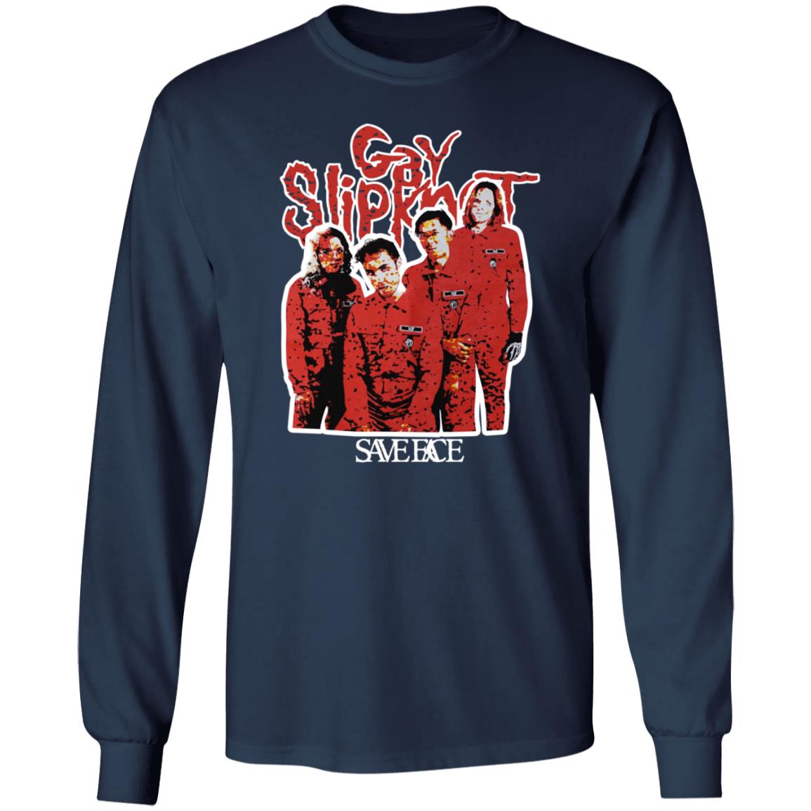 Gay Slipknot Shirt Saveface Store Gay Slipknot Shirt Hoodie Sweatshirt - Teechipus