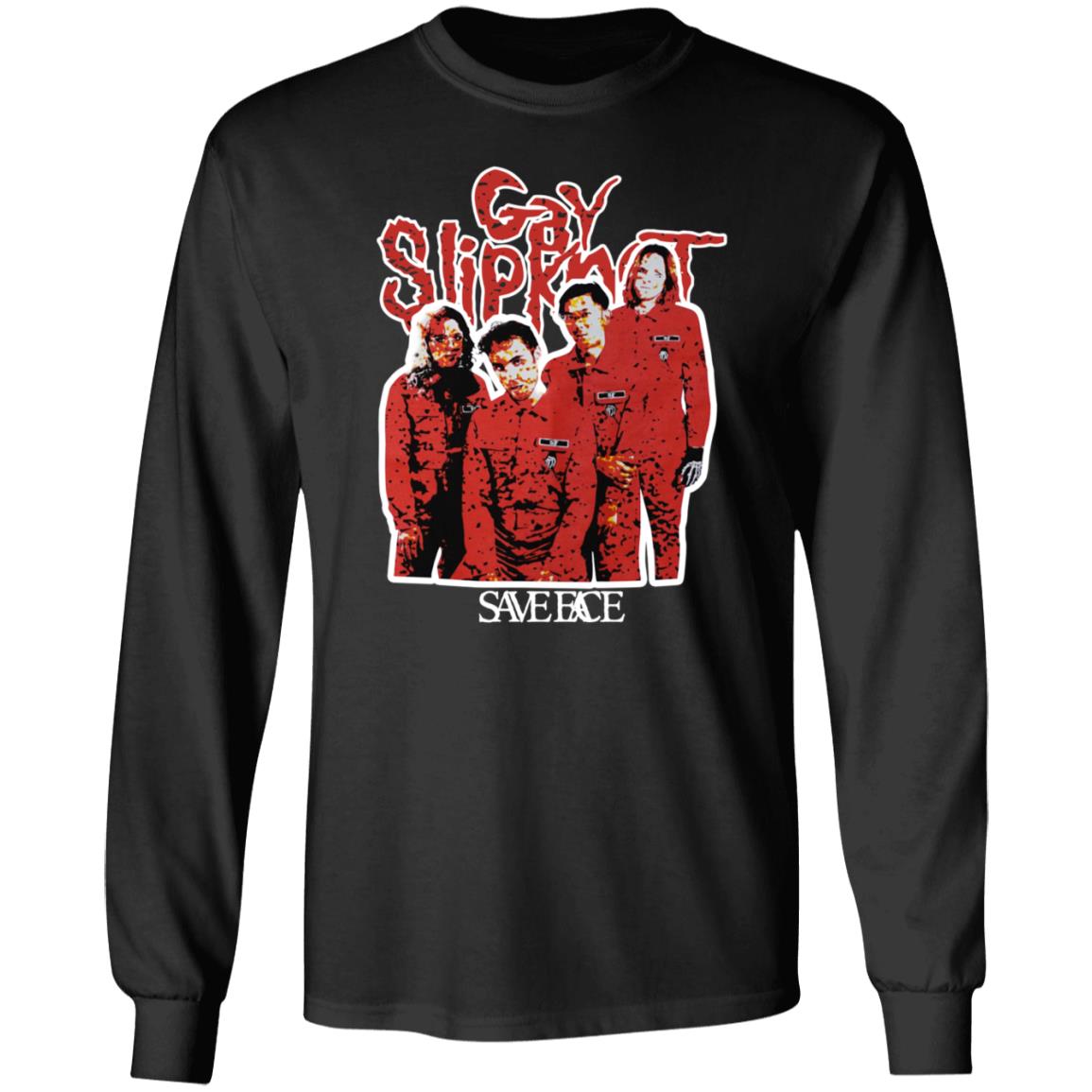 Gay Slipknot Shirt Saveface Store Gay Slipknot Shirt Hoodie Sweatshirt - Teechipus