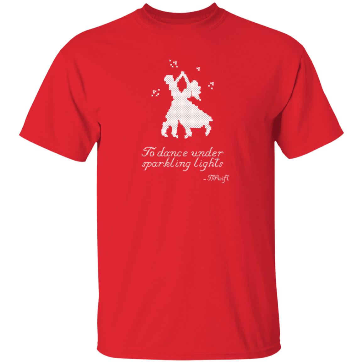 To Dance Under Sparkling Lights Shirt Taylorswift Christmas Tree Farm Blue Shirt Hoodie Sweatshirt - Teechipus