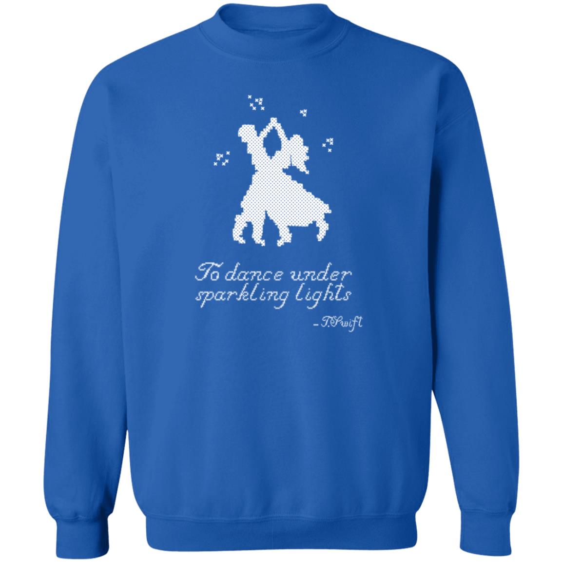 To Dance Under Sparkling Lights Shirt Taylorswift Christmas Tree Farm Blue Shirt Hoodie Sweatshirt - Teechipus