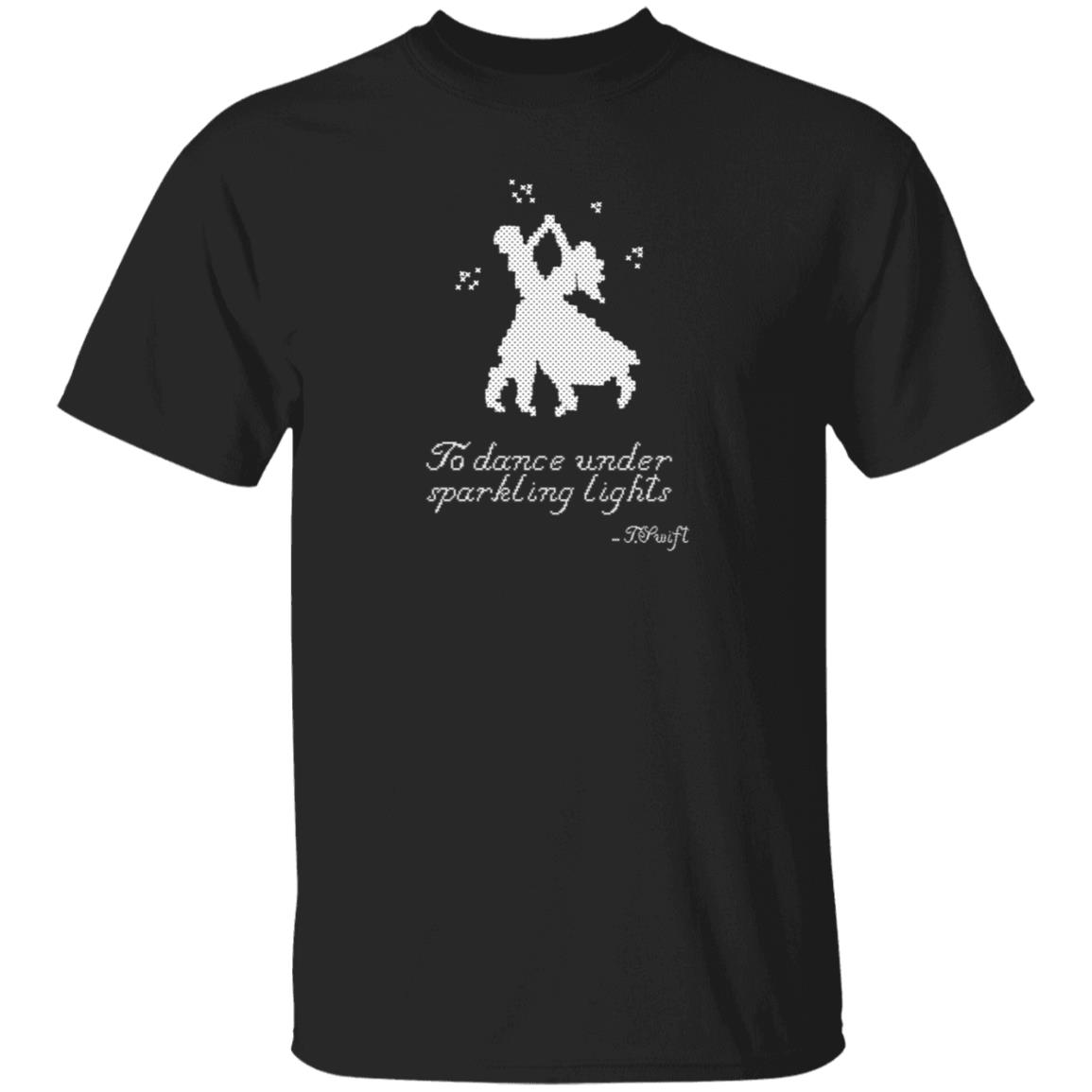 To Dance Under Sparkling Lights Shirt Taylorswift Christmas Tree Farm Blue Shirt Hoodie Sweatshirt - Teechipus