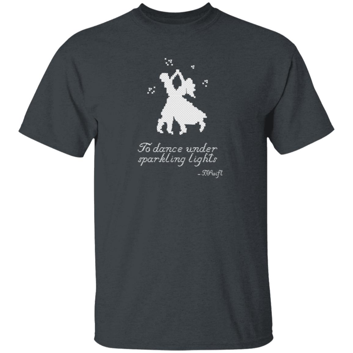 To Dance Under Sparkling Lights Shirt Taylorswift Christmas Tree Farm Blue Shirt Hoodie Sweatshirt - Teechipus