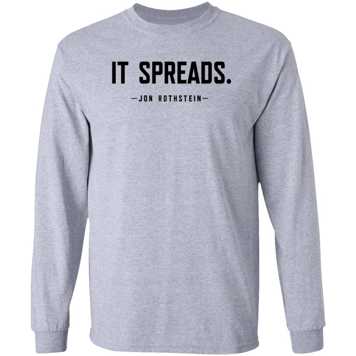 It Spreads Jon Rothstein Shirt Play The Hits - Teechipus
