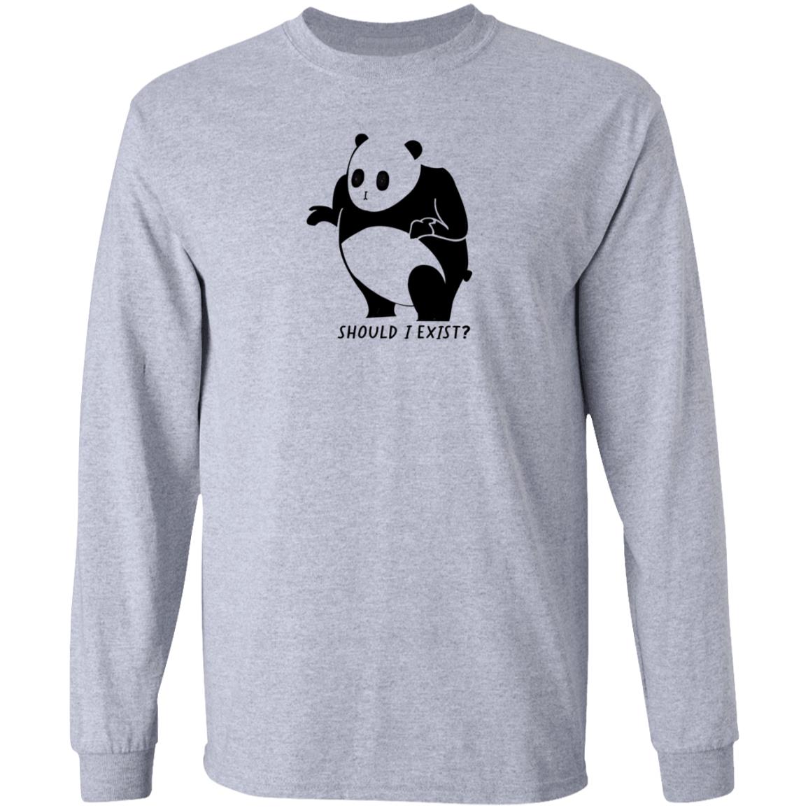 Dailywire Merch Existential Panda Shirt Alissa Walsh Panda Should I Exist Shirt - Teechipus