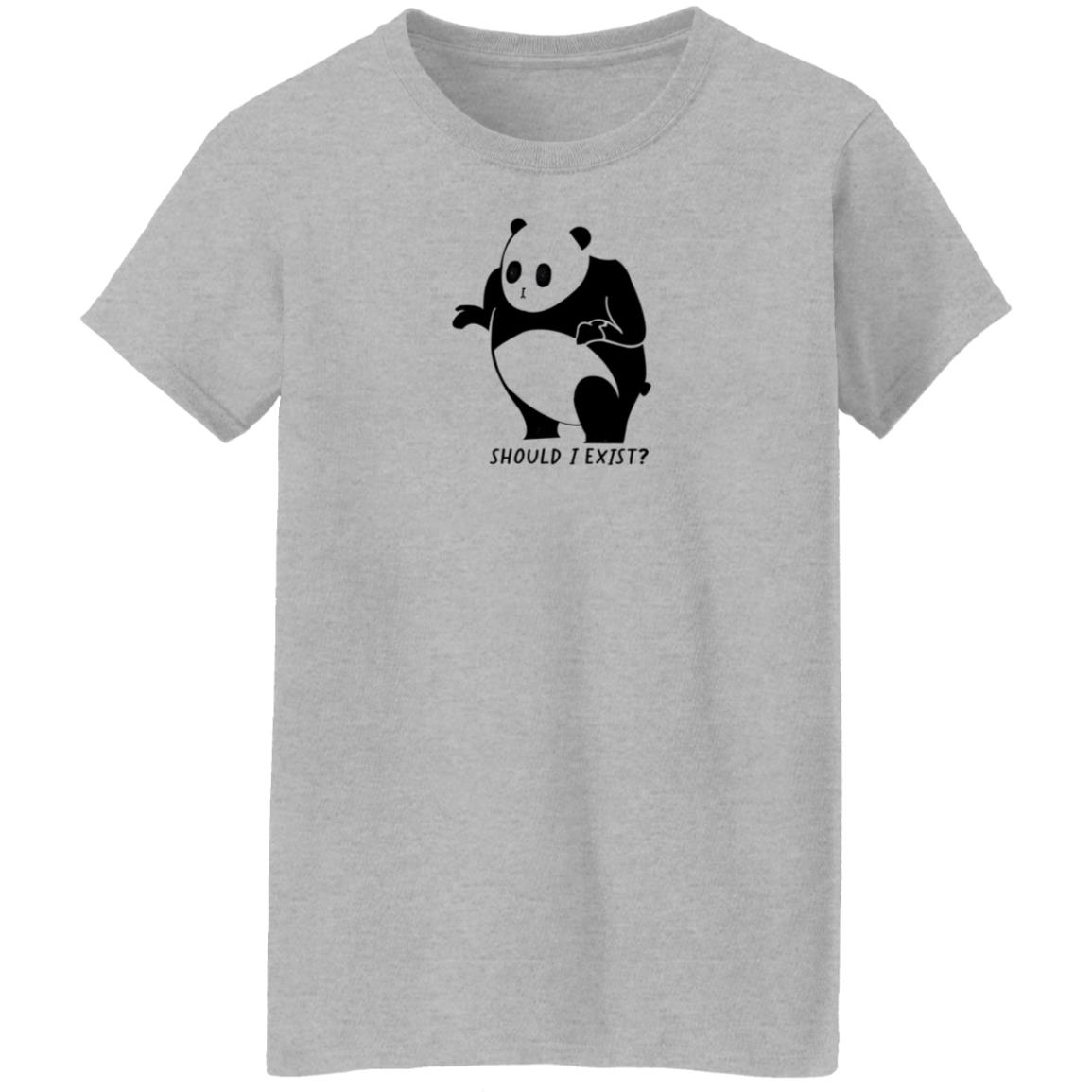 Dailywire Merch Existential Panda Shirt Alissa Walsh Panda Should I Exist Shirt - Teechipus
