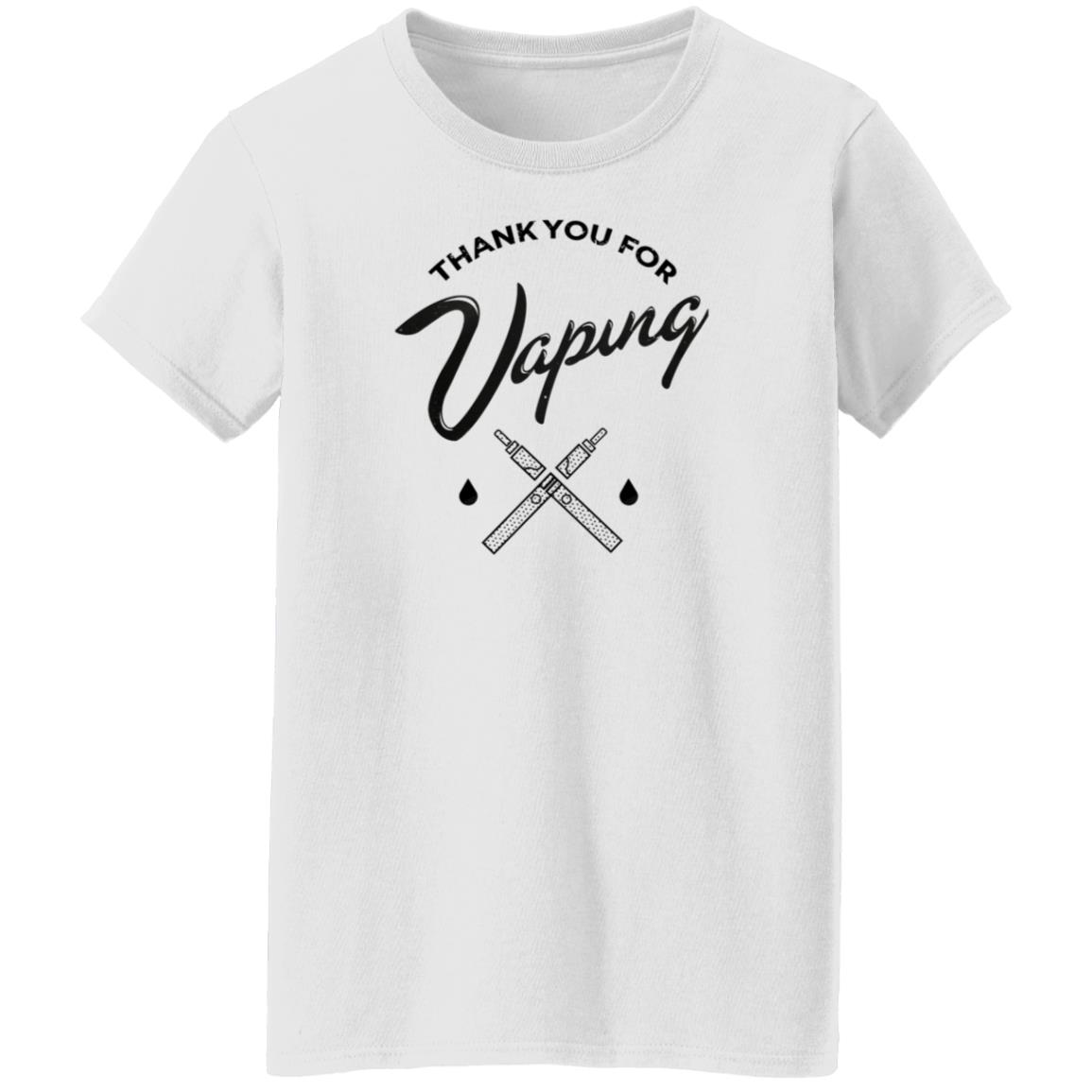 Thank You For Vaping Shirt Erin Thank You For Vaping Shirt - Teechipus