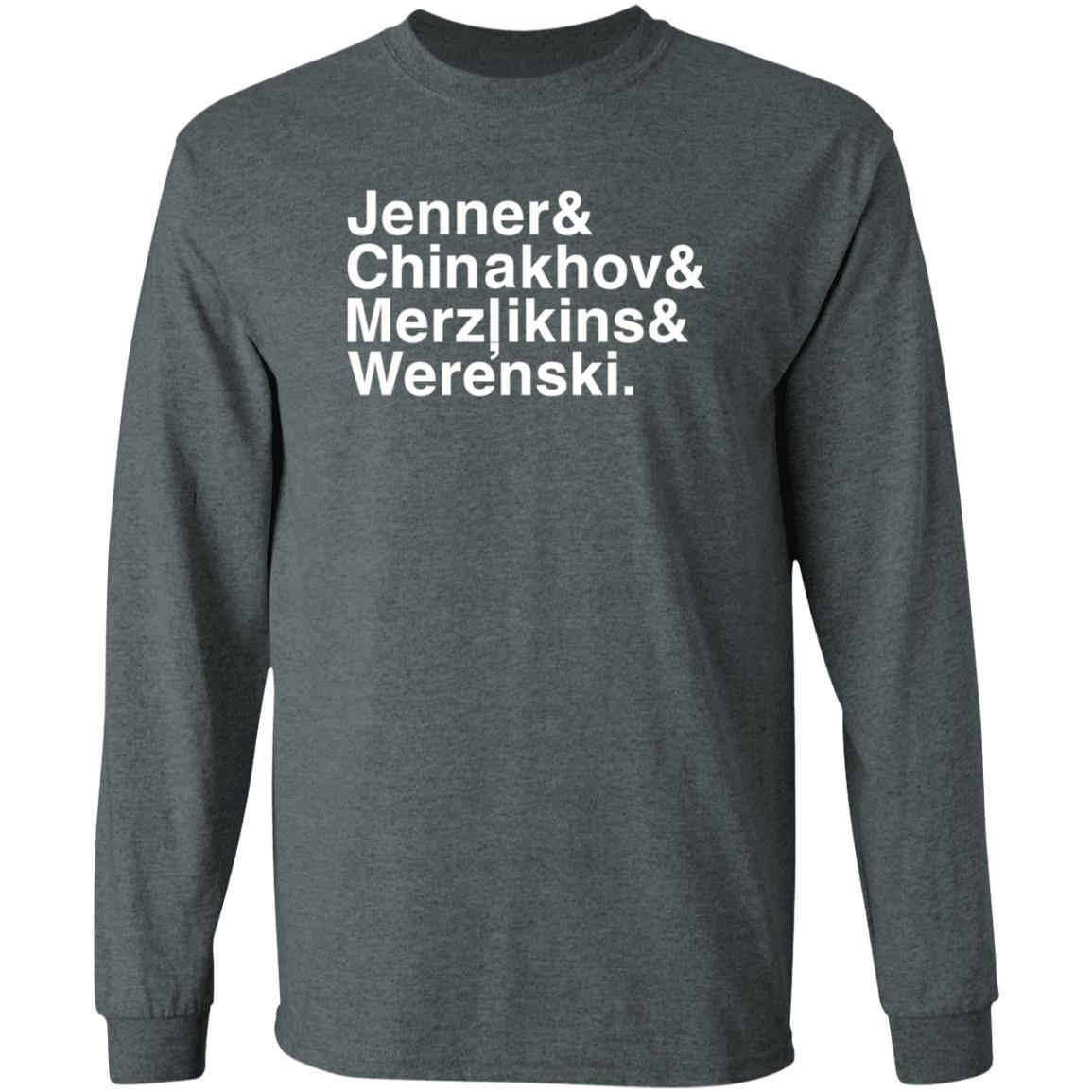 Jenner Chinakhov Merzlikins Werenski Shirt Bluejackets - Teechipus