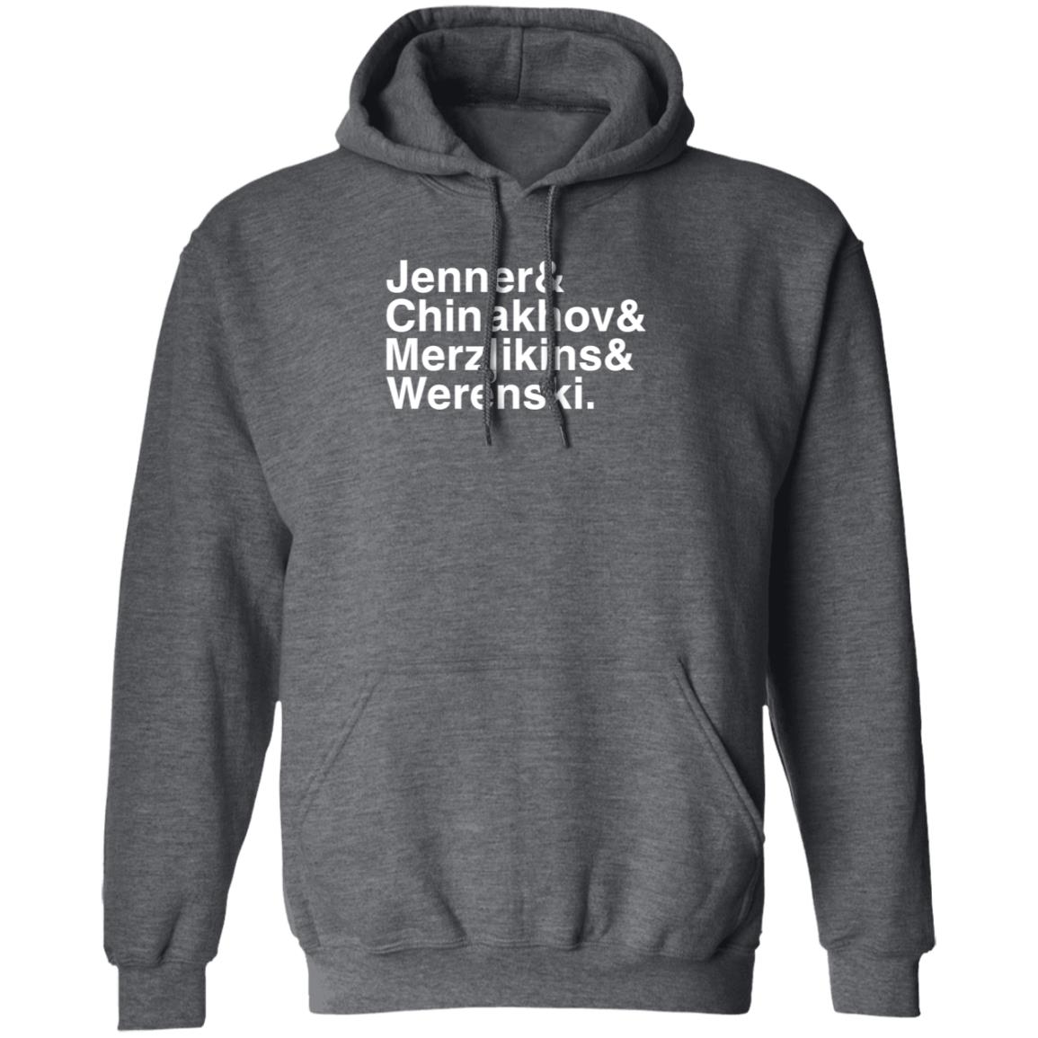Jenner Chinakhov Merzlikins Werenski Shirt Bluejackets - Teechipus