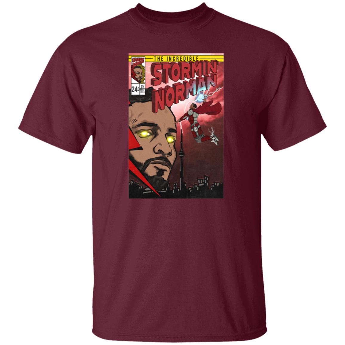 Norman Powell Stormin Norman Comic T Shirt - Teechipus