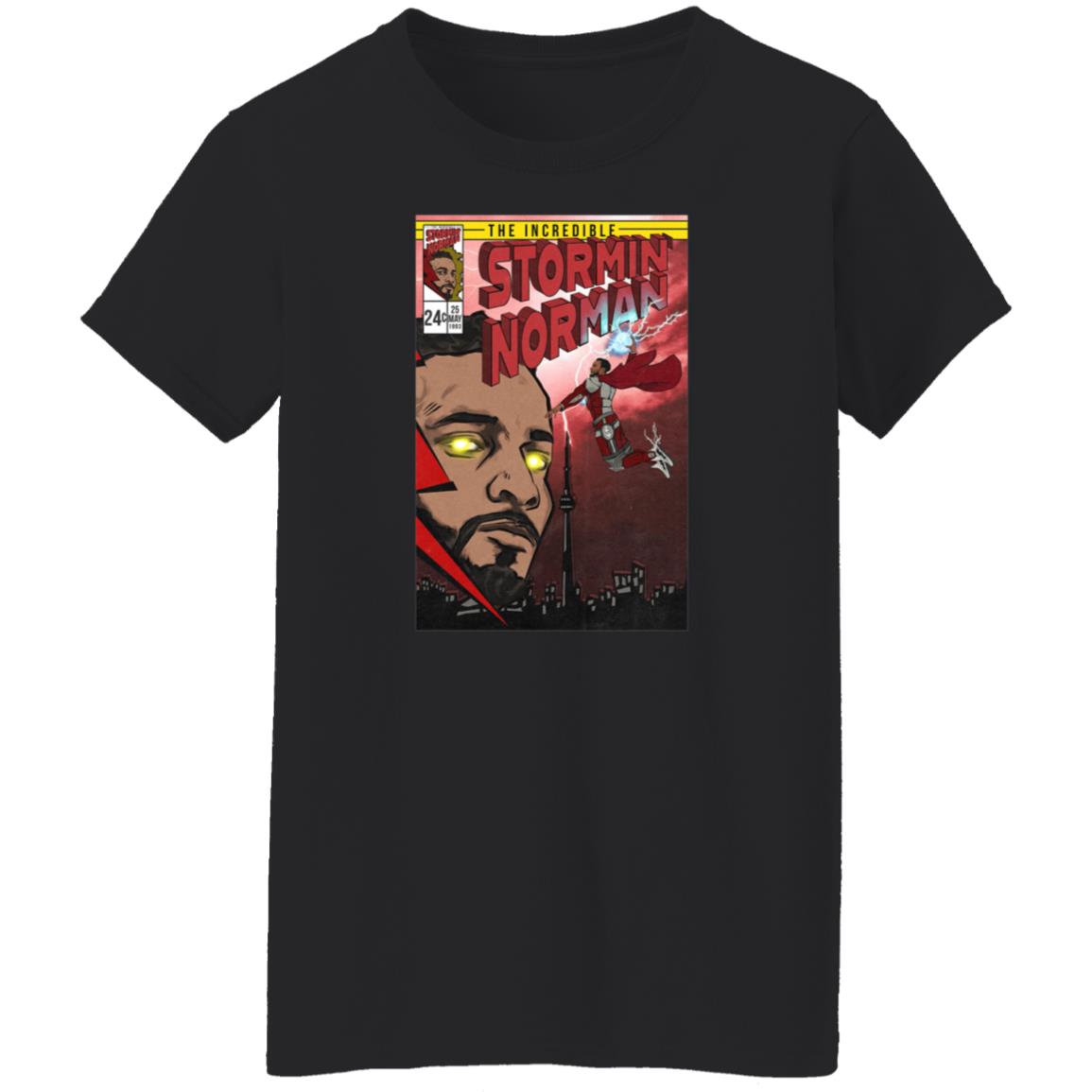 Norman Powell Stormin Norman Comic T Shirt - Teechipus