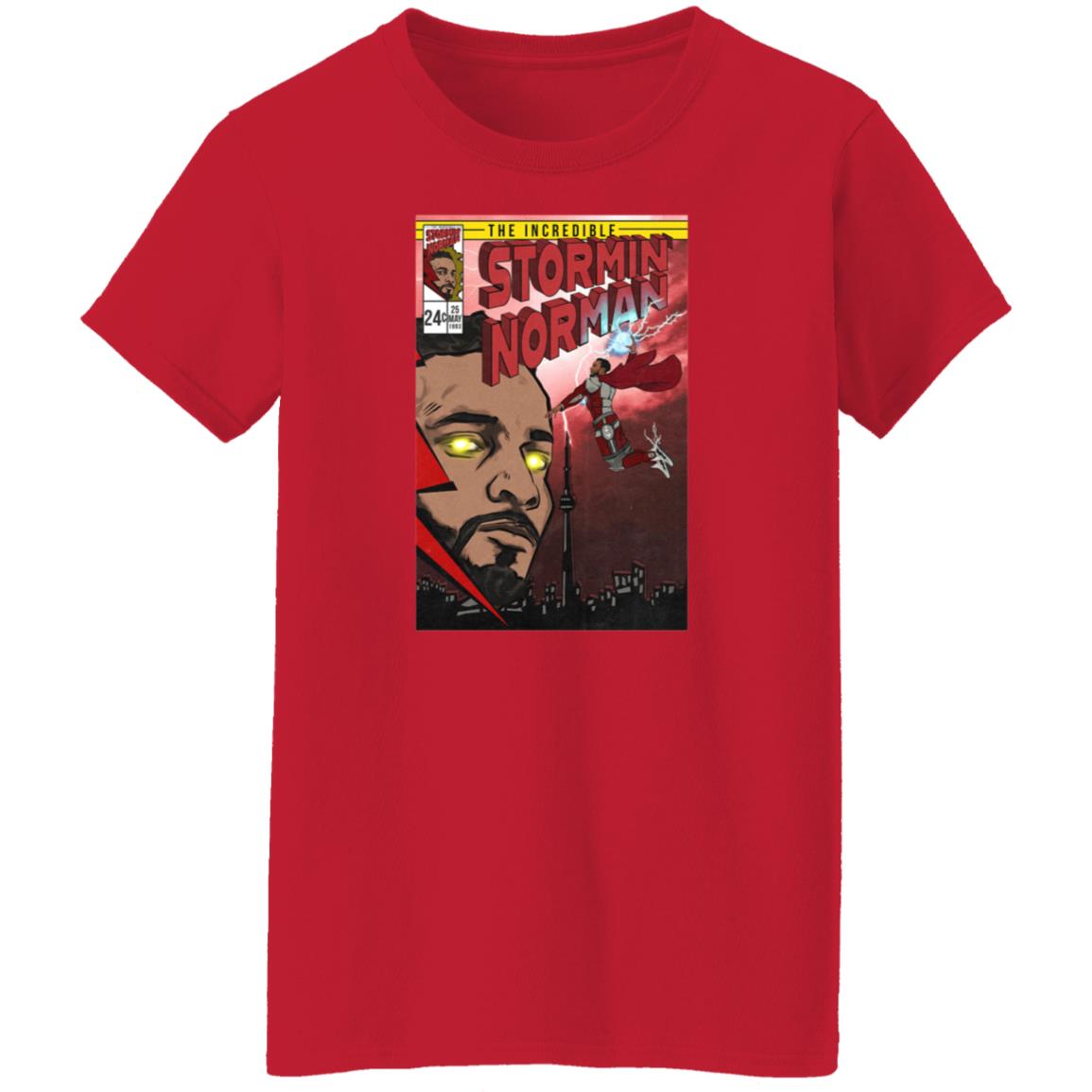 Norman Powell Stormin Norman Comic T Shirt - Teechipus