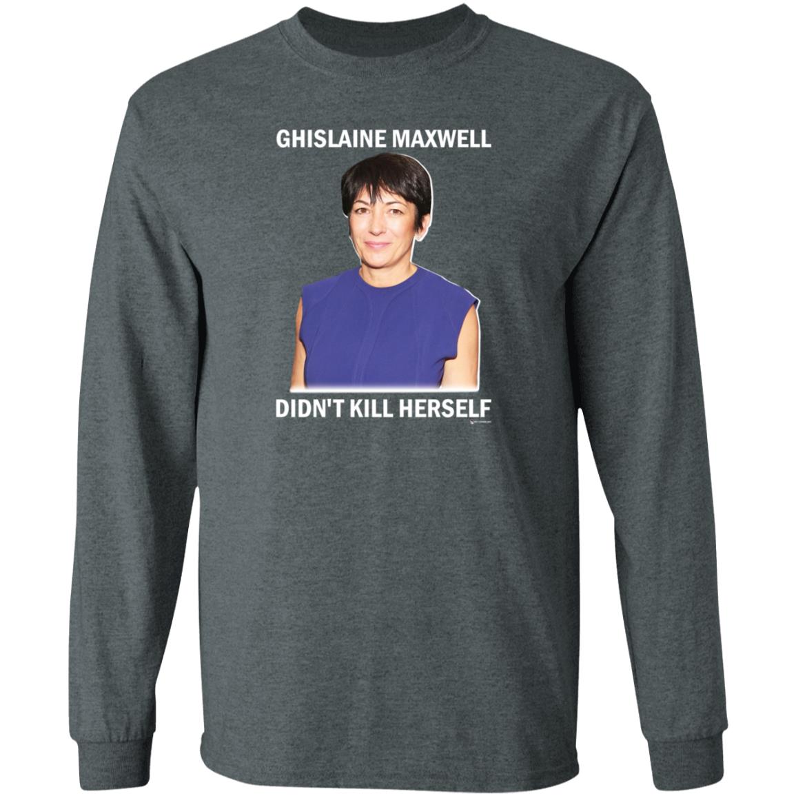 We Are Change Store Ghislaine Maxwell Didn't Kill Herself Shirt Luke Rudkowski No She Didn't Active T-Shirt - Teechipus