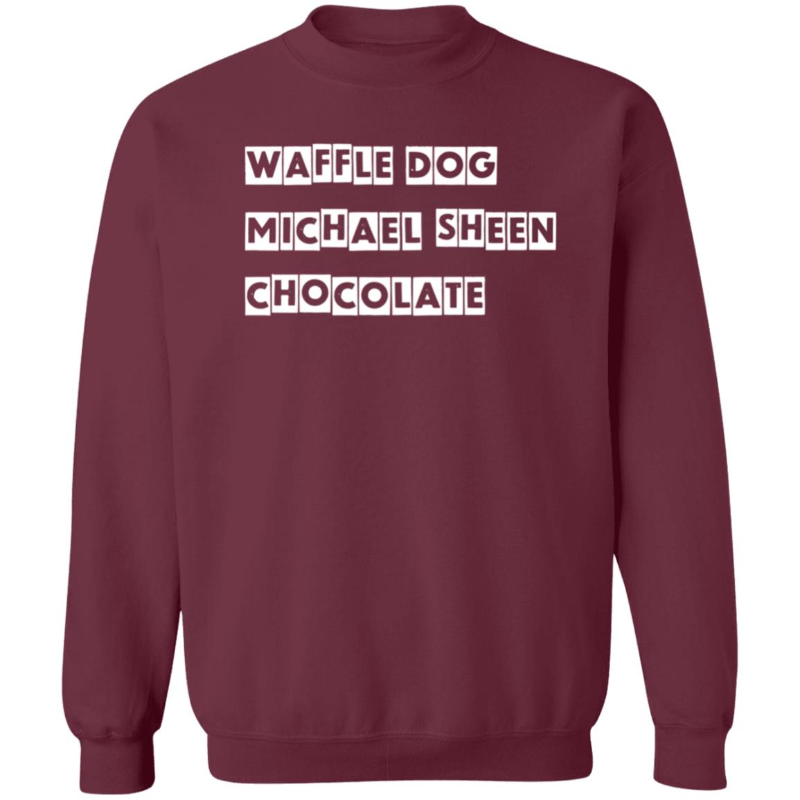 Vanessa Lindsey Waffle Dog Michael Sheen Chocolate Hoodie - Teechipus