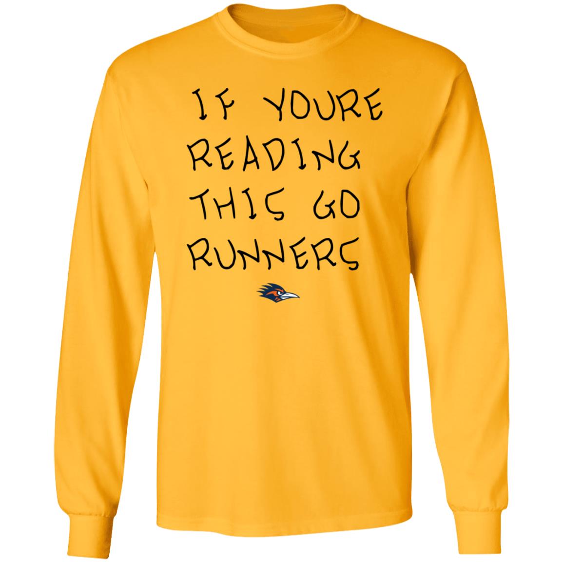 If You're Reading This Go Runners Shirt Farah Hamed - Teechipus